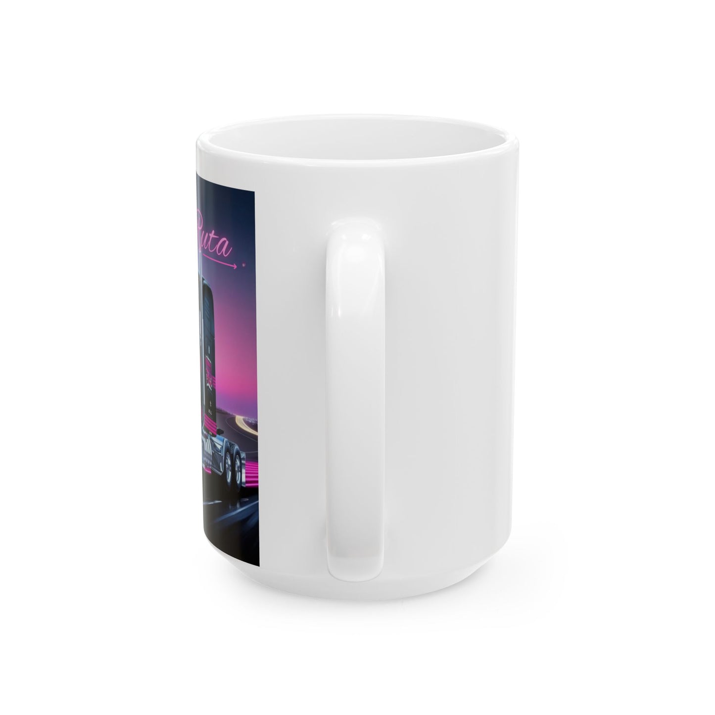 Retro Truck Ceramic Mug - 11oz & 15oz | Fun Gift for Truck Lovers