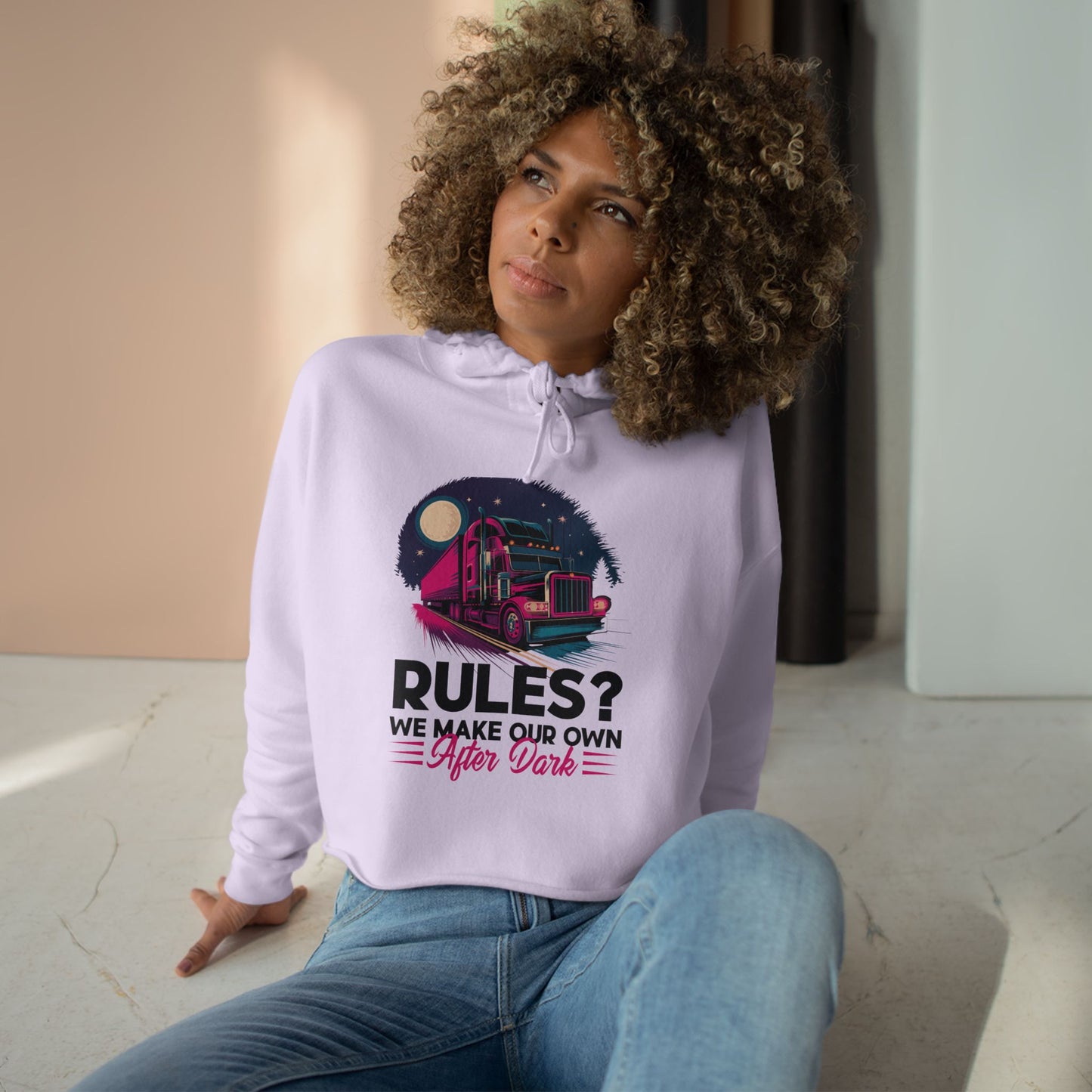 Rules? Crop Hoodie