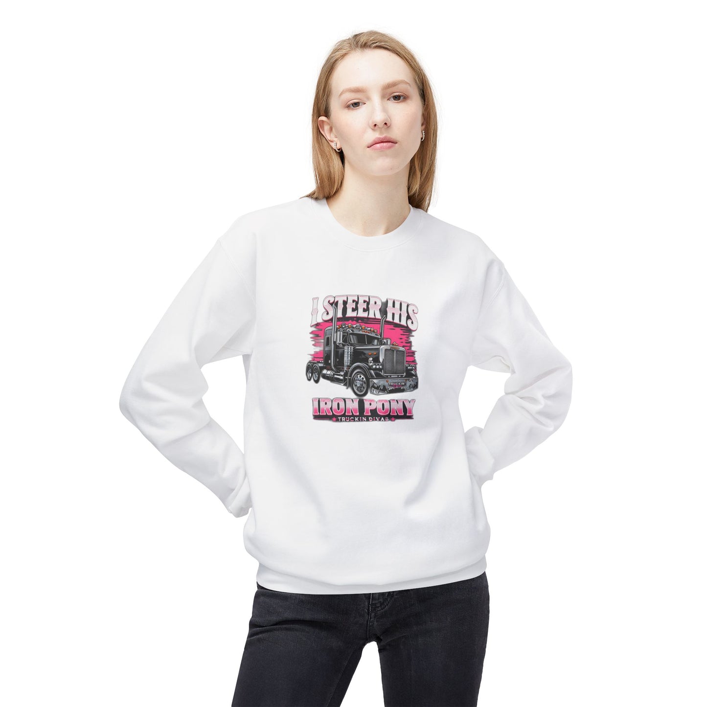 #IronPony Midweight Softstyle Fleece Crewneck Sweatshirt