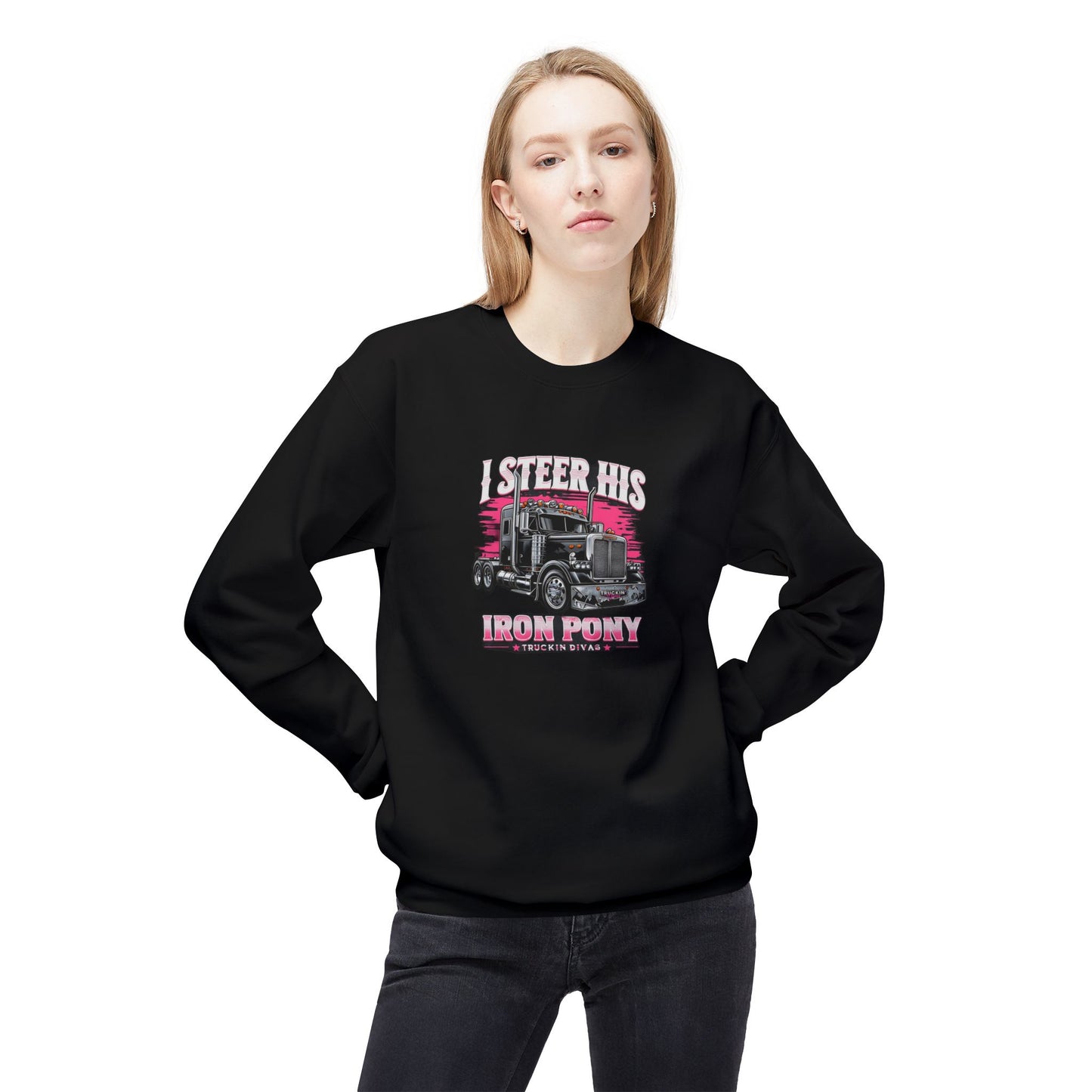 #IronPony Midweight Softstyle Fleece Crewneck Sweatshirt