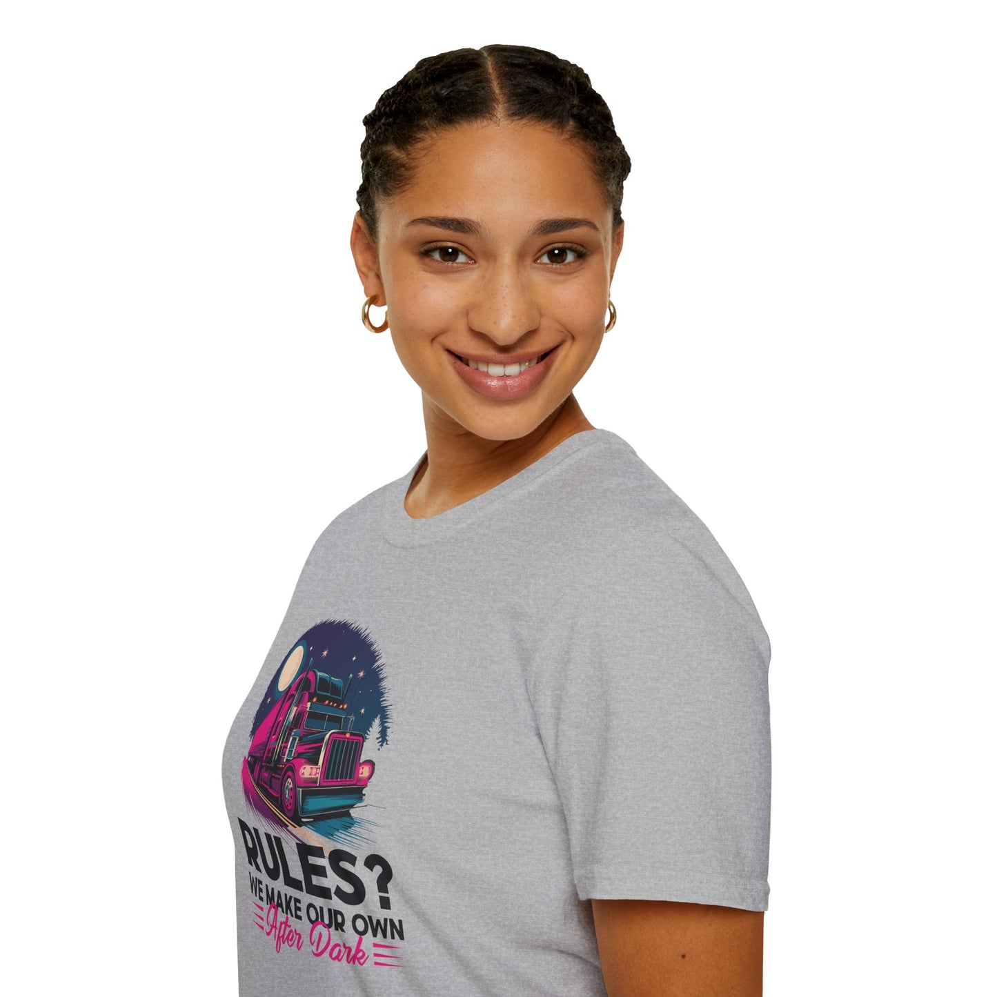 Rules? We Make Our Own After Dark Unisex Softstyle T-Shirt