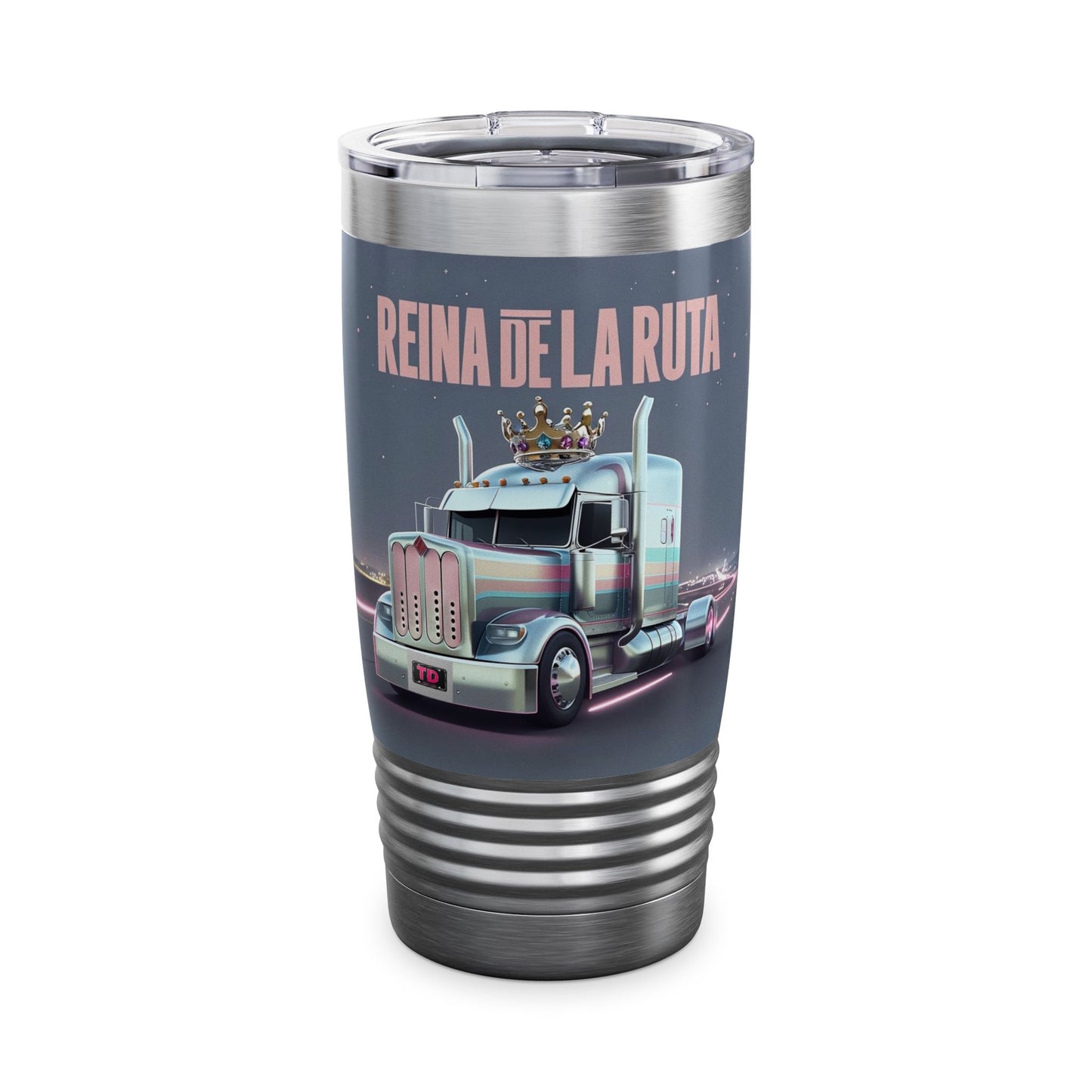 Queen of the Road 20oz Tumbler - Stylish Travel Mug for Truck Lovers