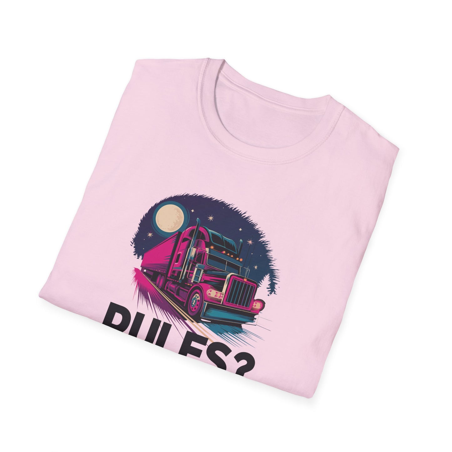 Rules? We Make Our Own After Dark Unisex Softstyle T-Shirt