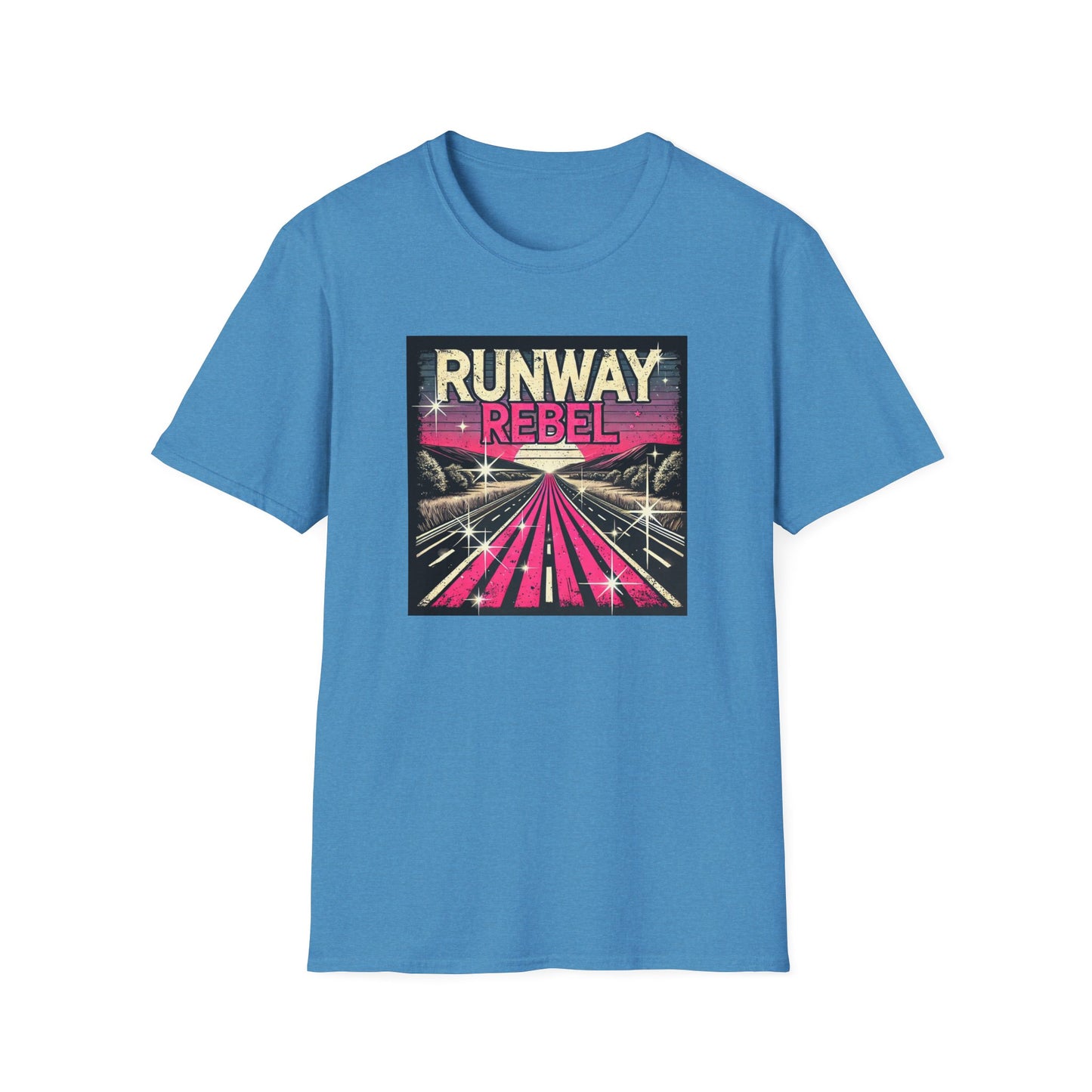 Runway Rebel Graphic T-Shirt - Unisex Softstyle Tee