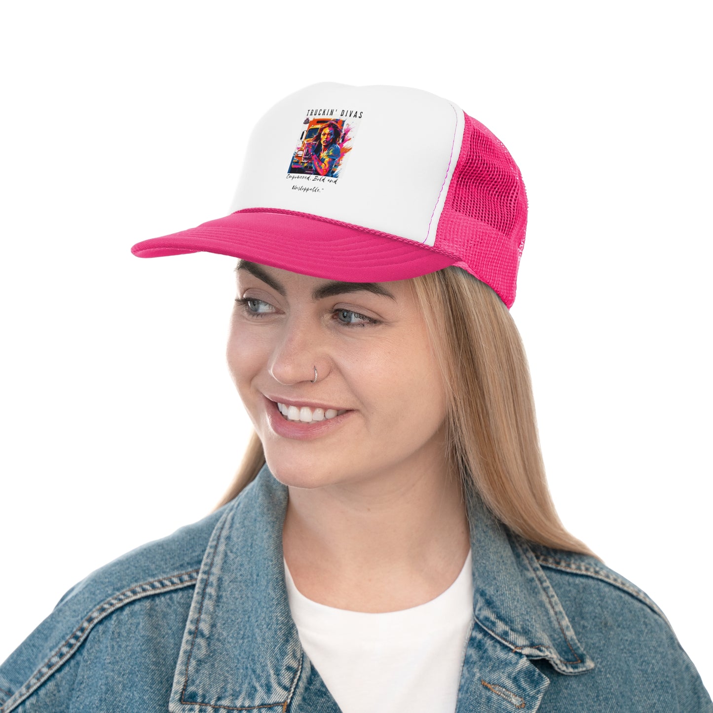 Empowered Bold and Unstoppable Trucker Caps