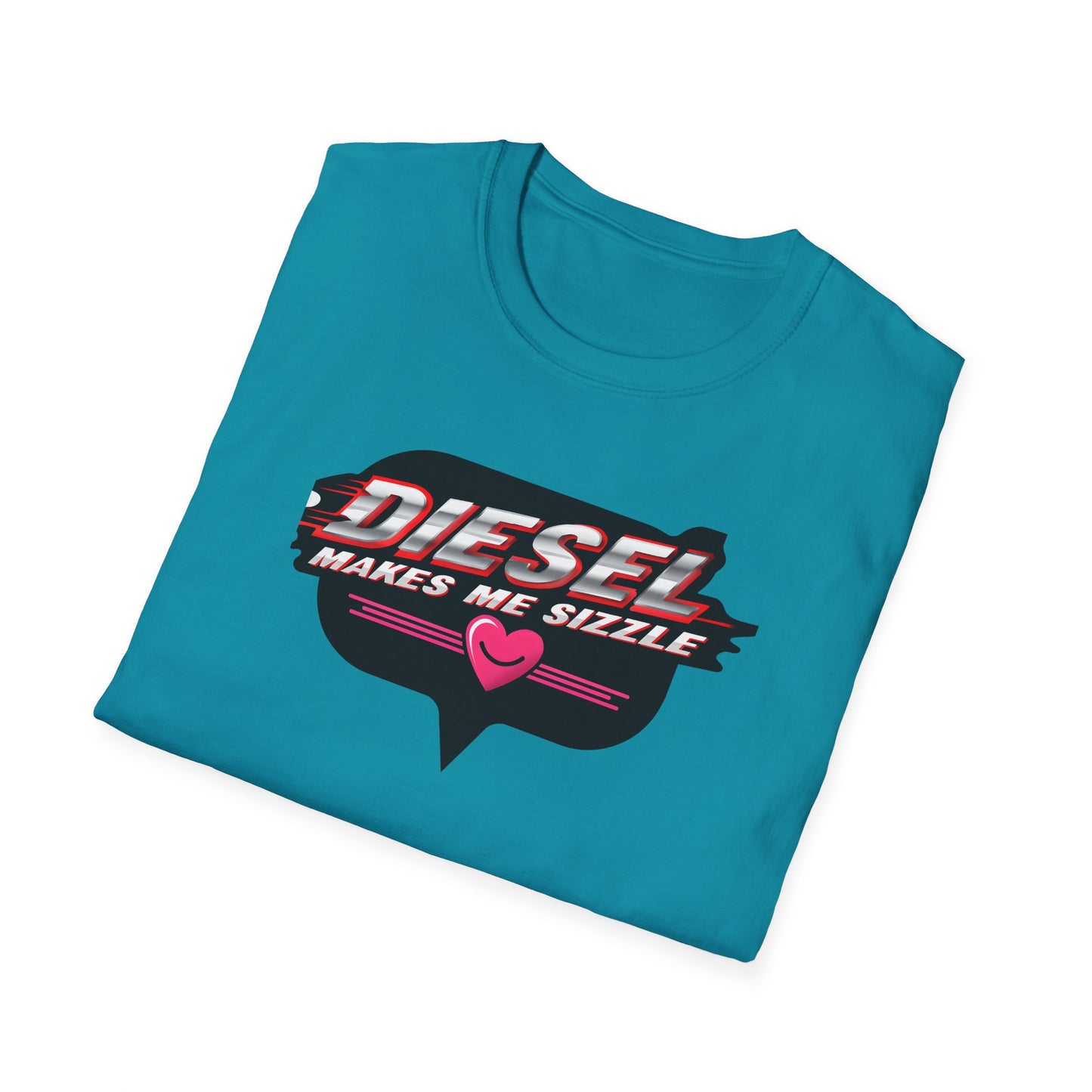 Diesel Makes Me Sizzle Unisex Softstyle T-Shirt - Cool Casual Wear for Diesel Lovers