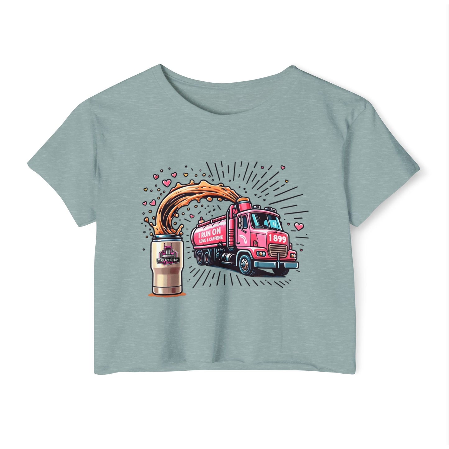 Fun On Festival Crop Top - Women's Summer Music Tee