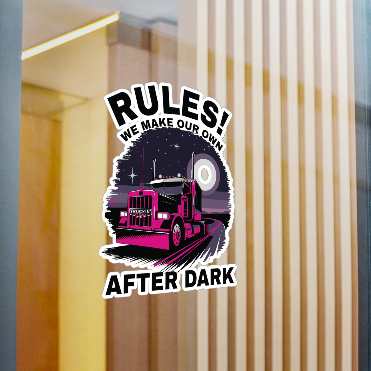 Rules Vinyl Decal