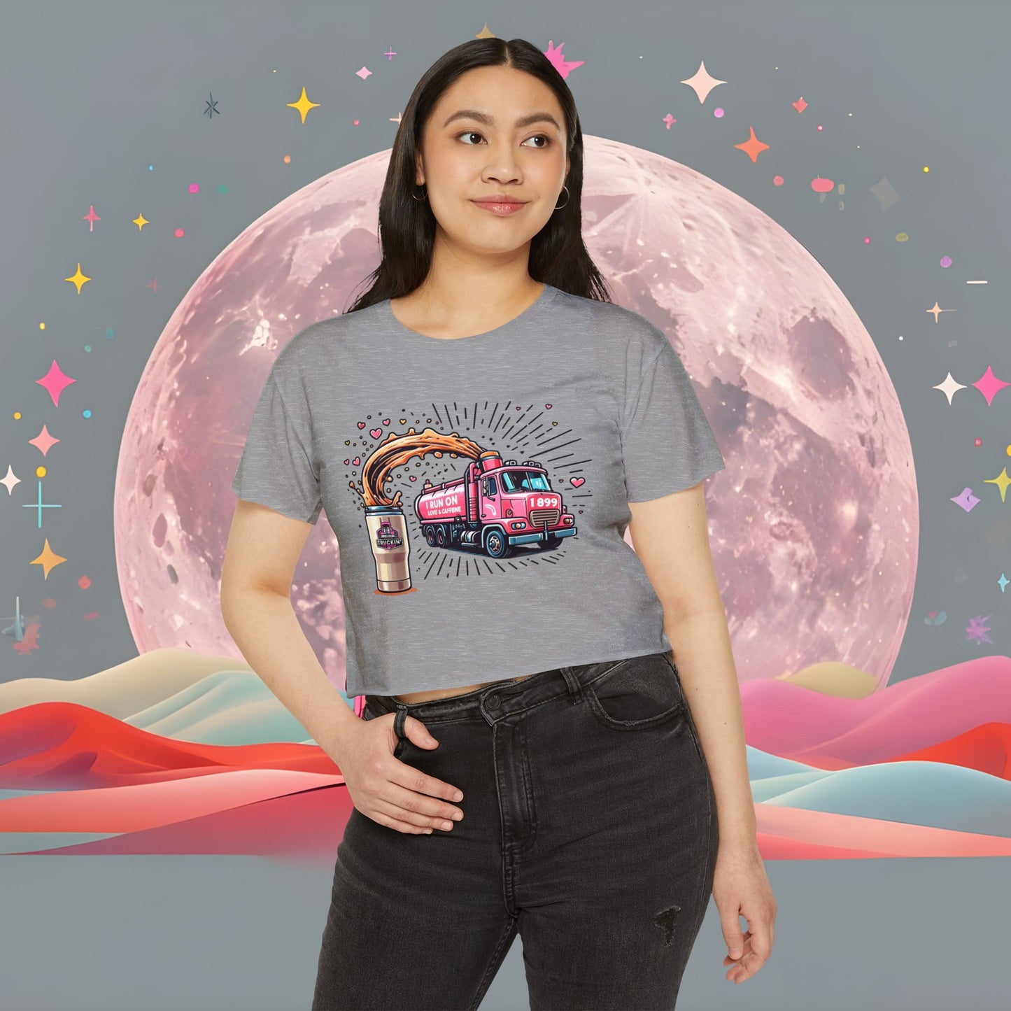 Fun On Festival Crop Top - Women's Summer Music Tee