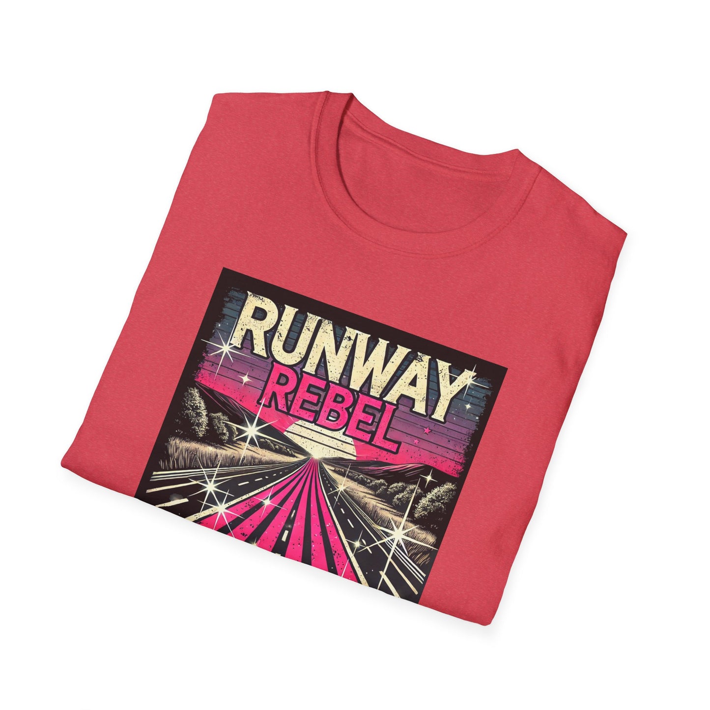 Runway Rebel Graphic T-Shirt - Unisex Softstyle Tee