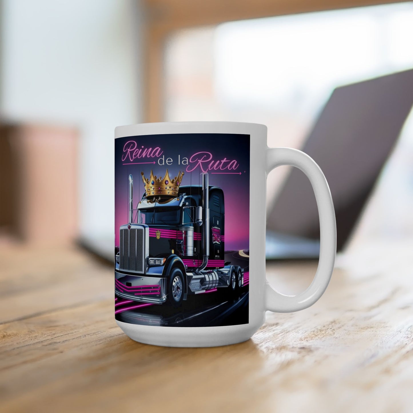 Retro Truck Ceramic Mug - 11oz & 15oz | Fun Gift for Truck Lovers