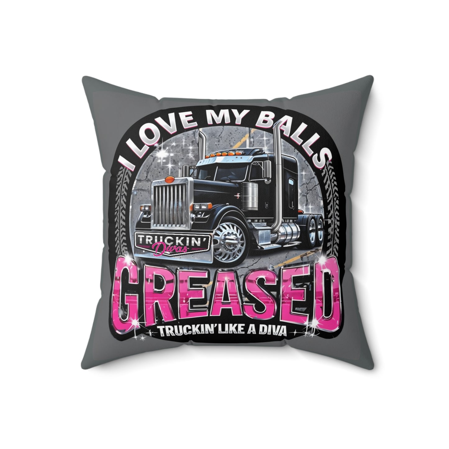 #Greased Truckin' Divas Custom Indoor Pillows (G)