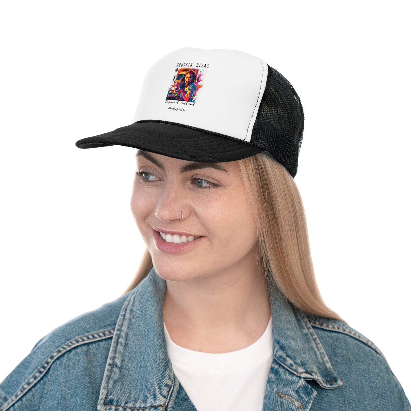 Empowered Bold and Unstoppable Trucker Caps