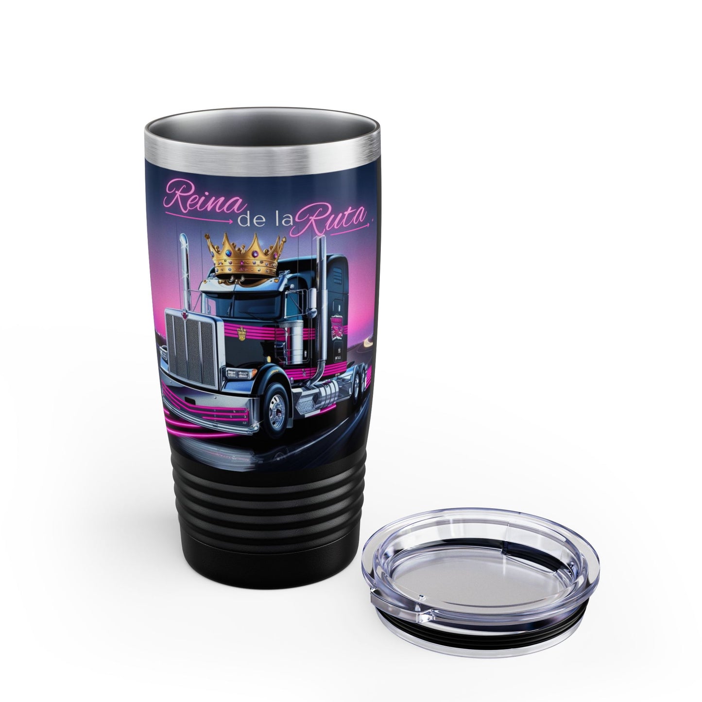 Reina de la Ruta Trucking Tumbler - 20oz Adventure Travel Mug