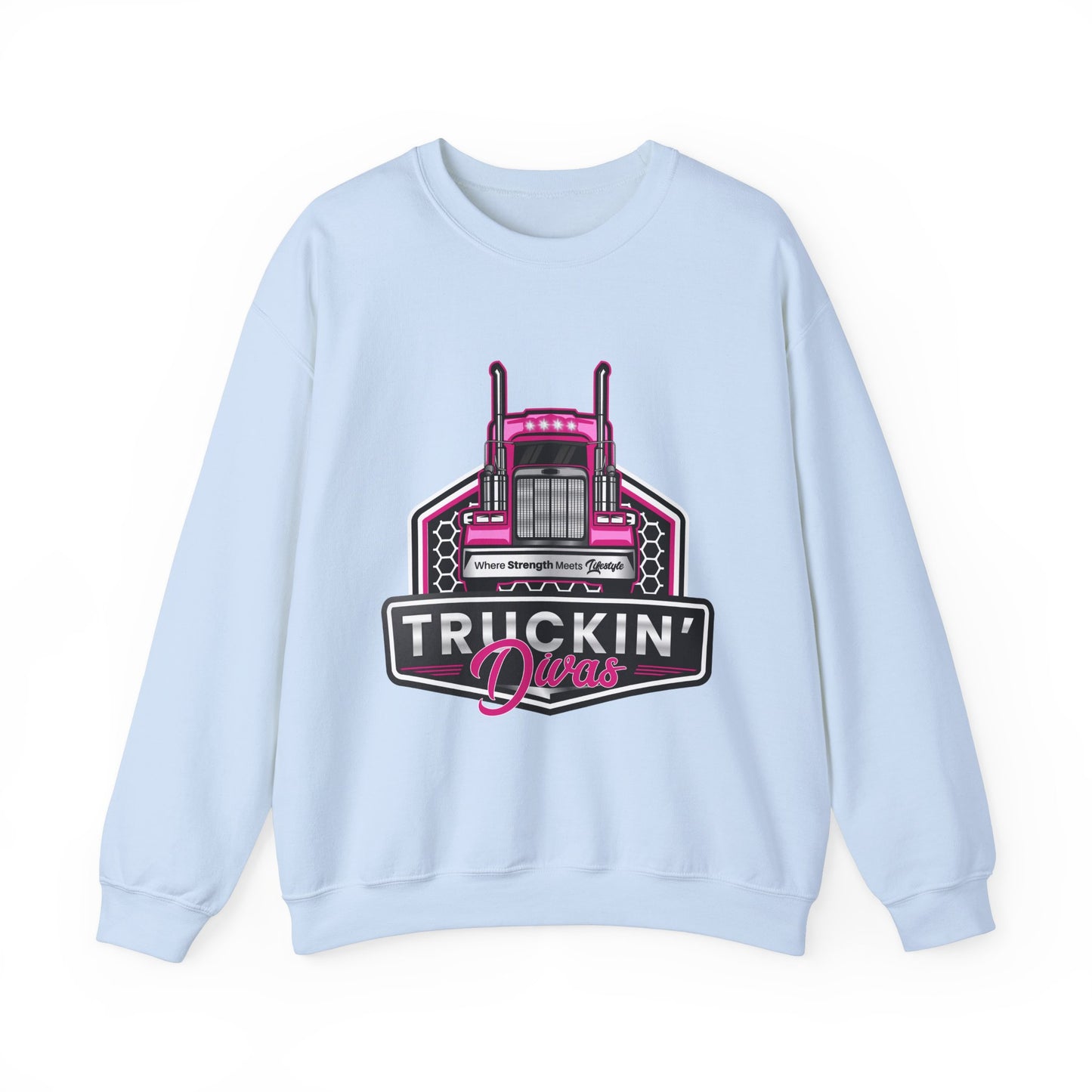 Signature Truckin' Divas Unisex Heavy Blend™ Crewneck Sweatshirt