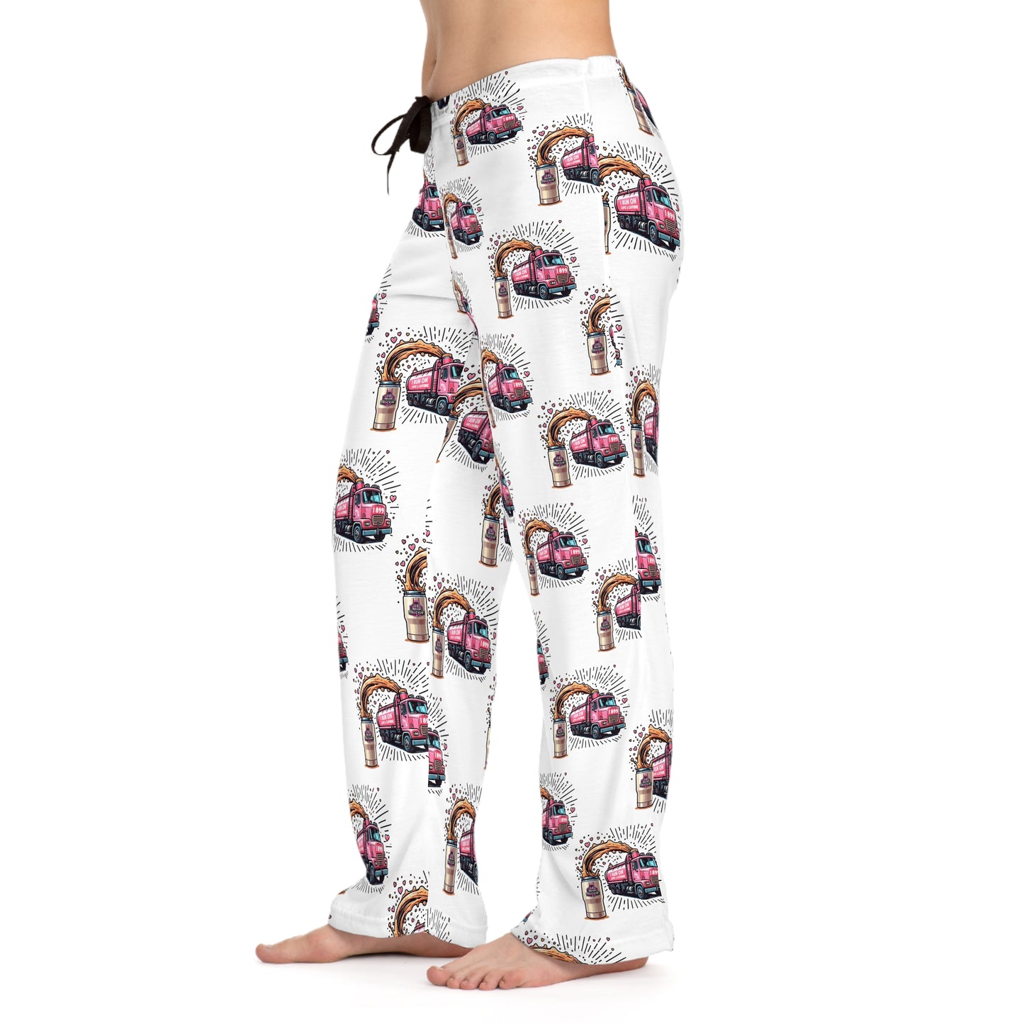Cozy Women's Pajama Pants with Vintage Car Design - Perfect for Relaxation and Gift Giving