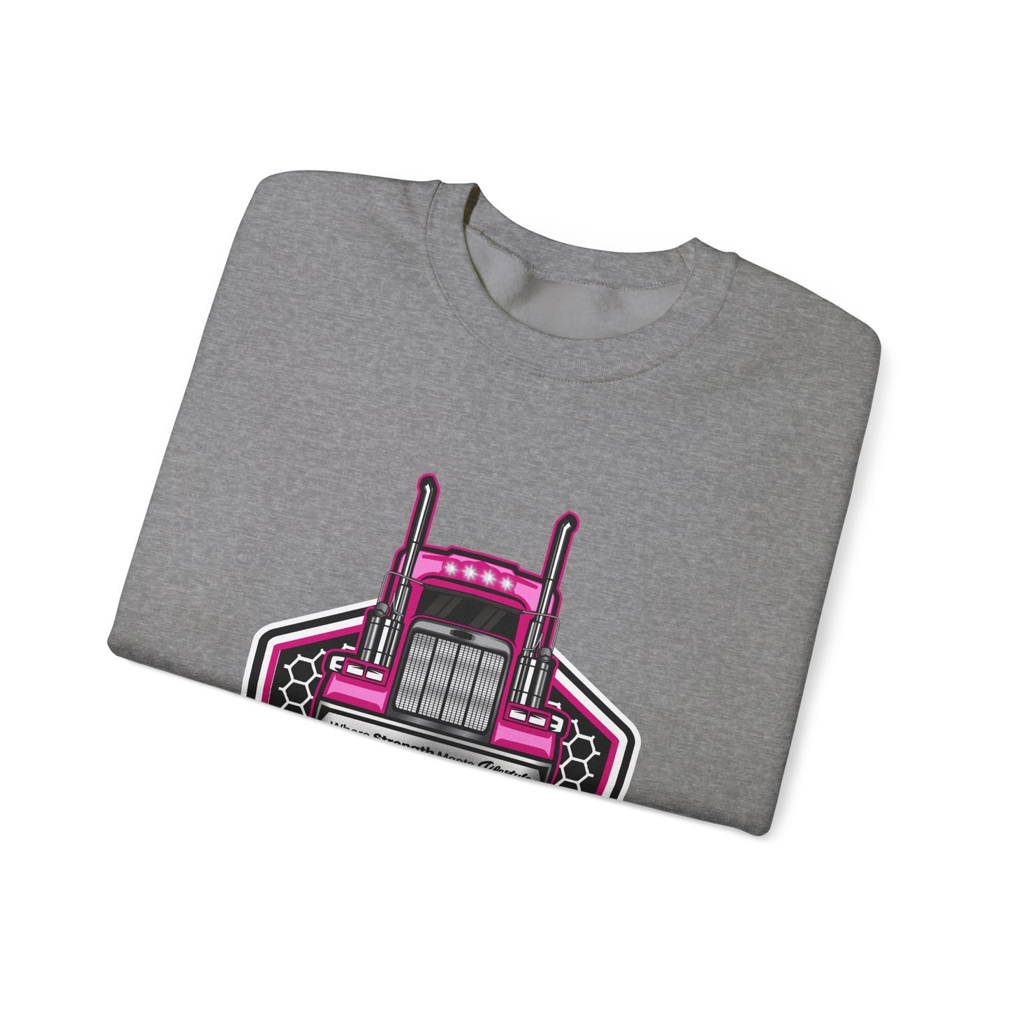 Signature Truckin' Divas Unisex Heavy Blend™ Crewneck Sweatshirt