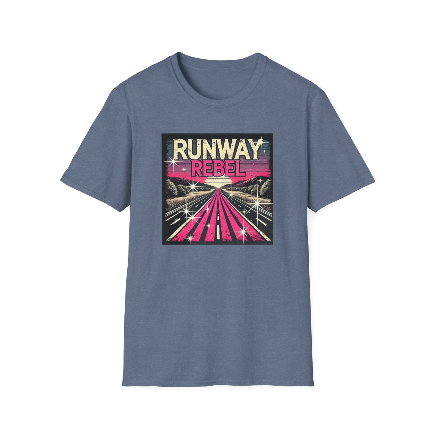 Runway Rebel Graphic T-Shirt - Unisex Softstyle Tee