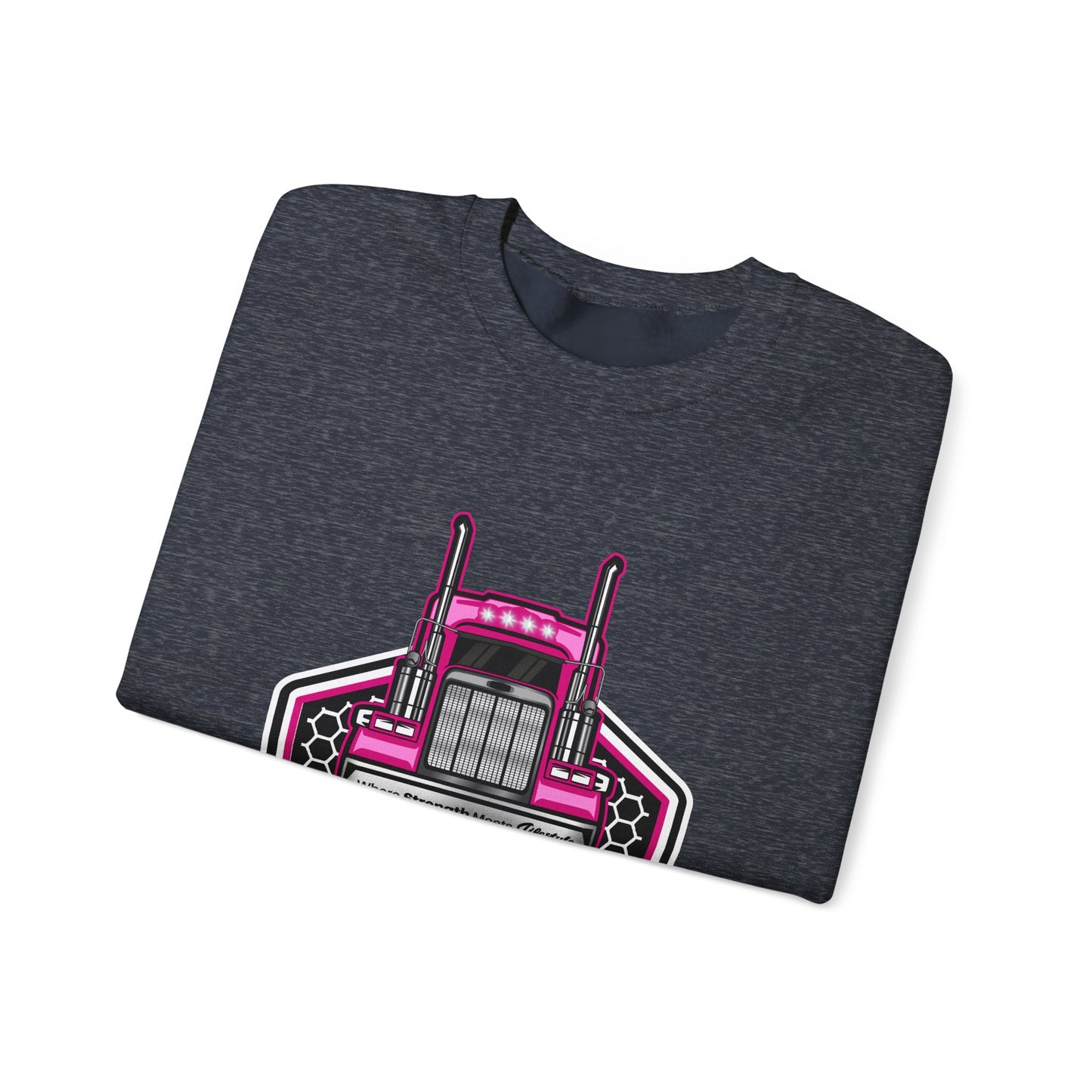 Signature Truckin' Divas Unisex Heavy Blend™ Crewneck Sweatshirt