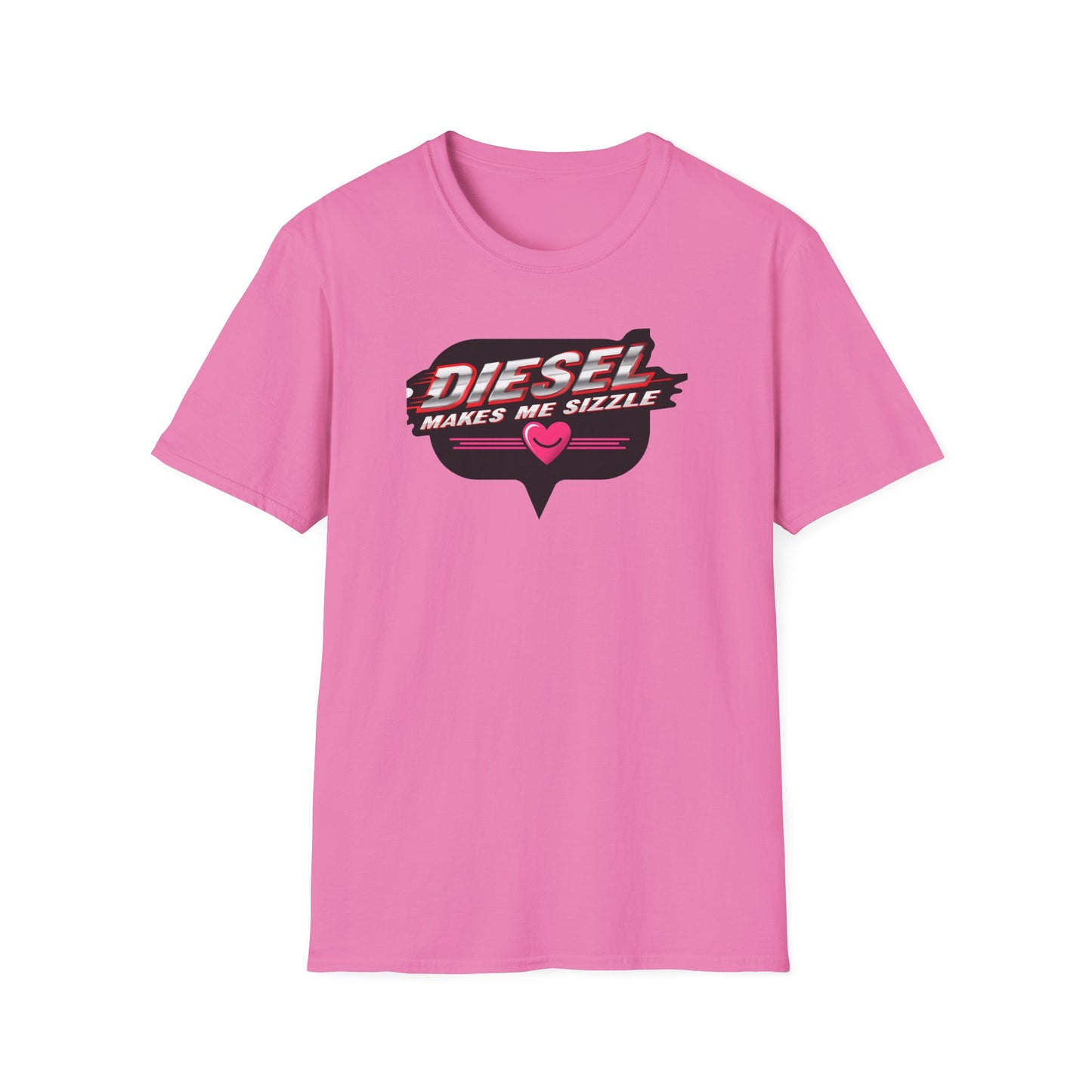 Diesel Makes Me Sizzle Unisex Softstyle T-Shirt - Cool Casual Wear for Diesel Lovers