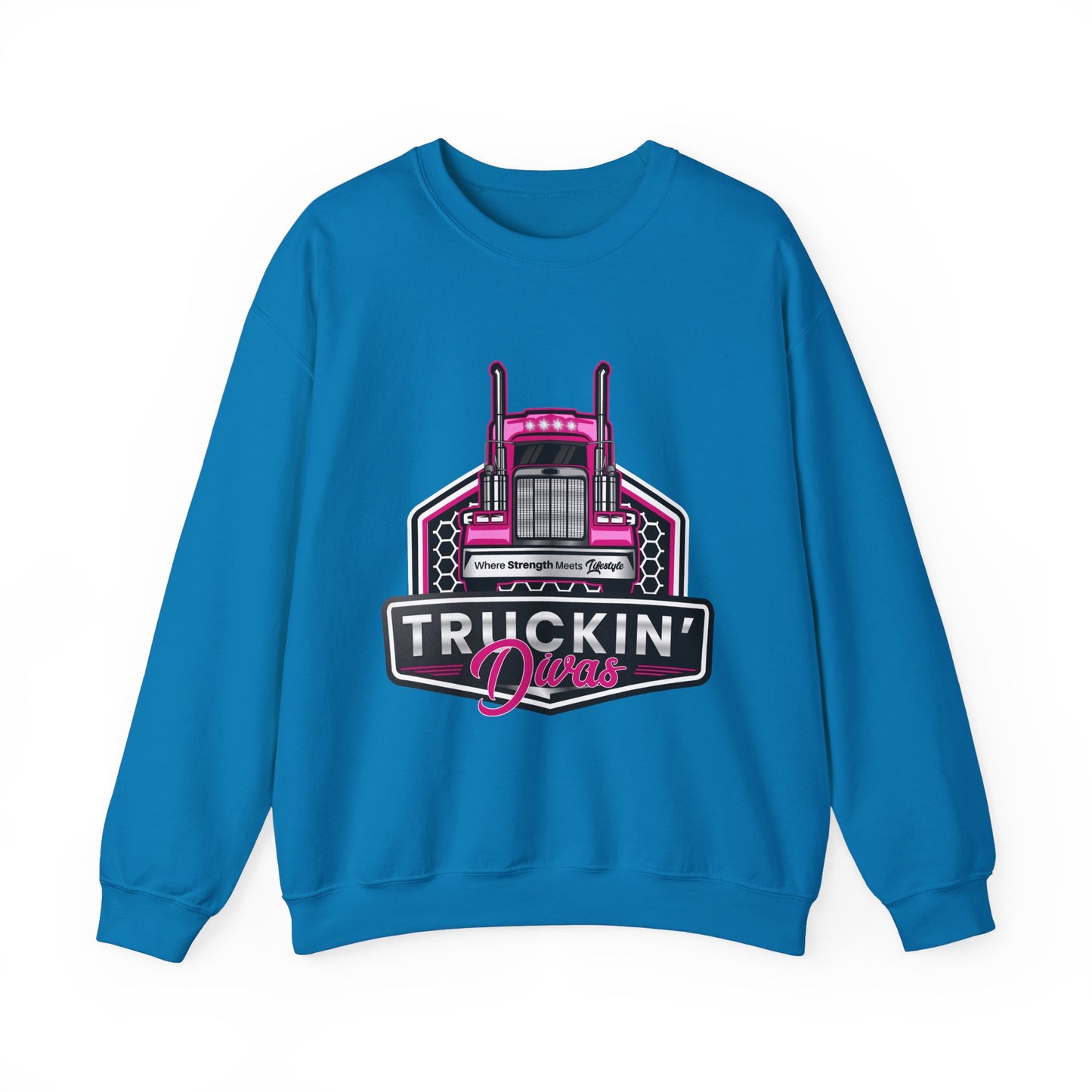 Signature Truckin' Divas Unisex Heavy Blend™ Crewneck Sweatshirt