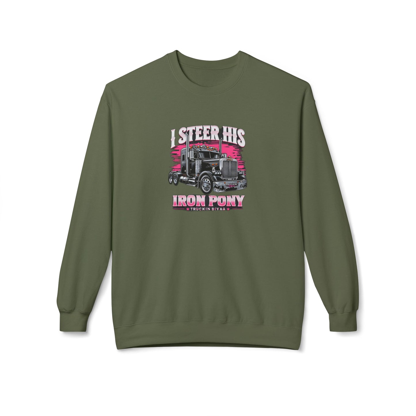 #IronPony Midweight Softstyle Fleece Crewneck Sweatshirt
