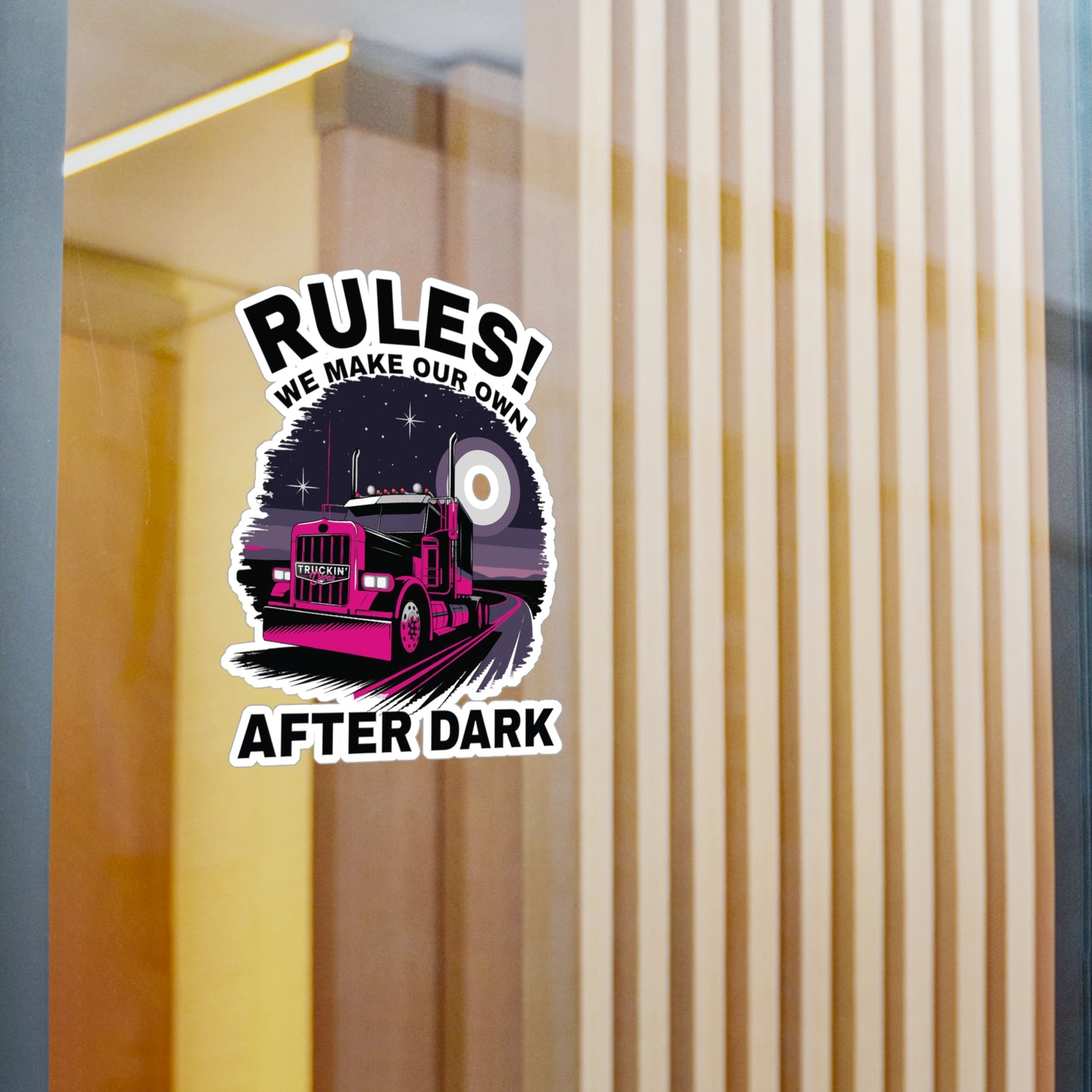 Rules Vinyl Decal