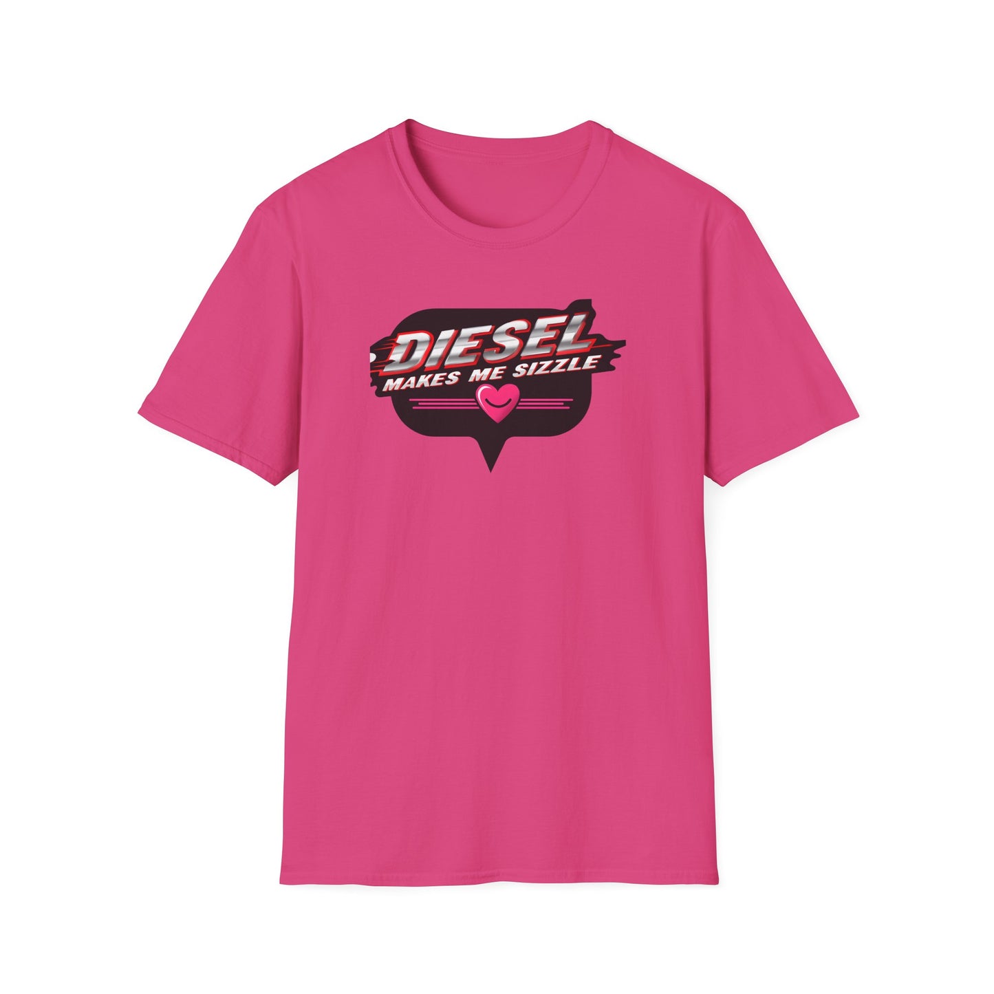 Diesel Makes Me Sizzle Unisex Softstyle T-Shirt - Cool Casual Wear for Diesel Lovers