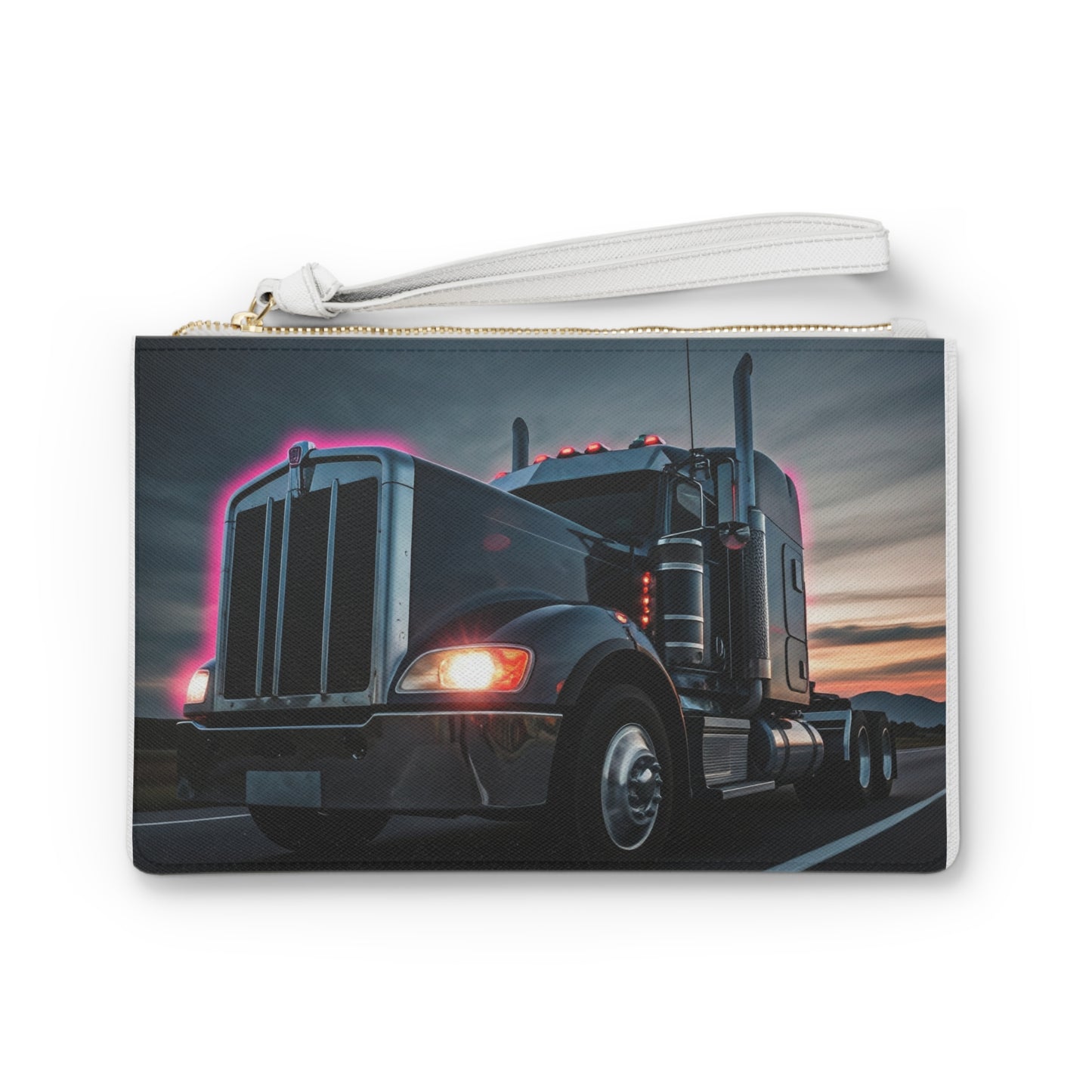 Pink Glow Clutch Bag