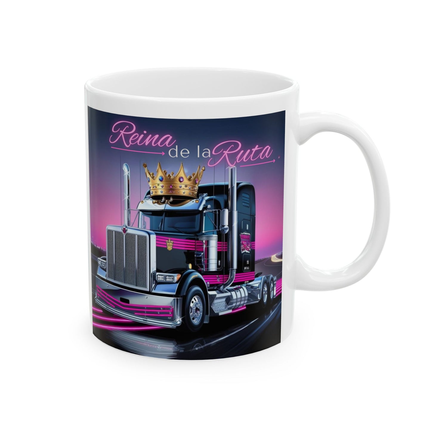 Retro Truck Ceramic Mug - 11oz & 15oz | Fun Gift for Truck Lovers