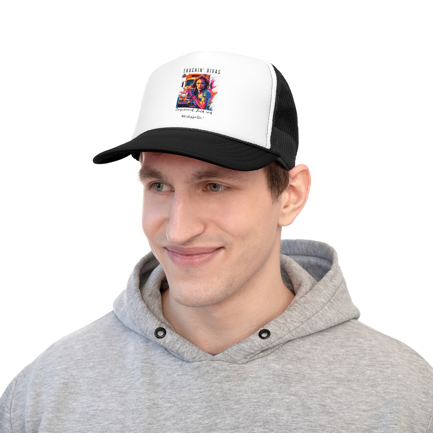 Empowered Bold and Unstoppable Trucker Caps