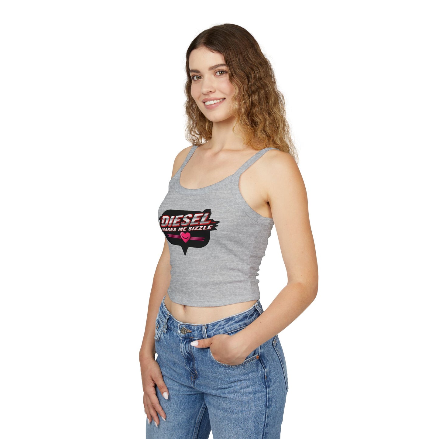 Diesel Makes Me Sizzle Women's Spaghetti Strap Tank Top