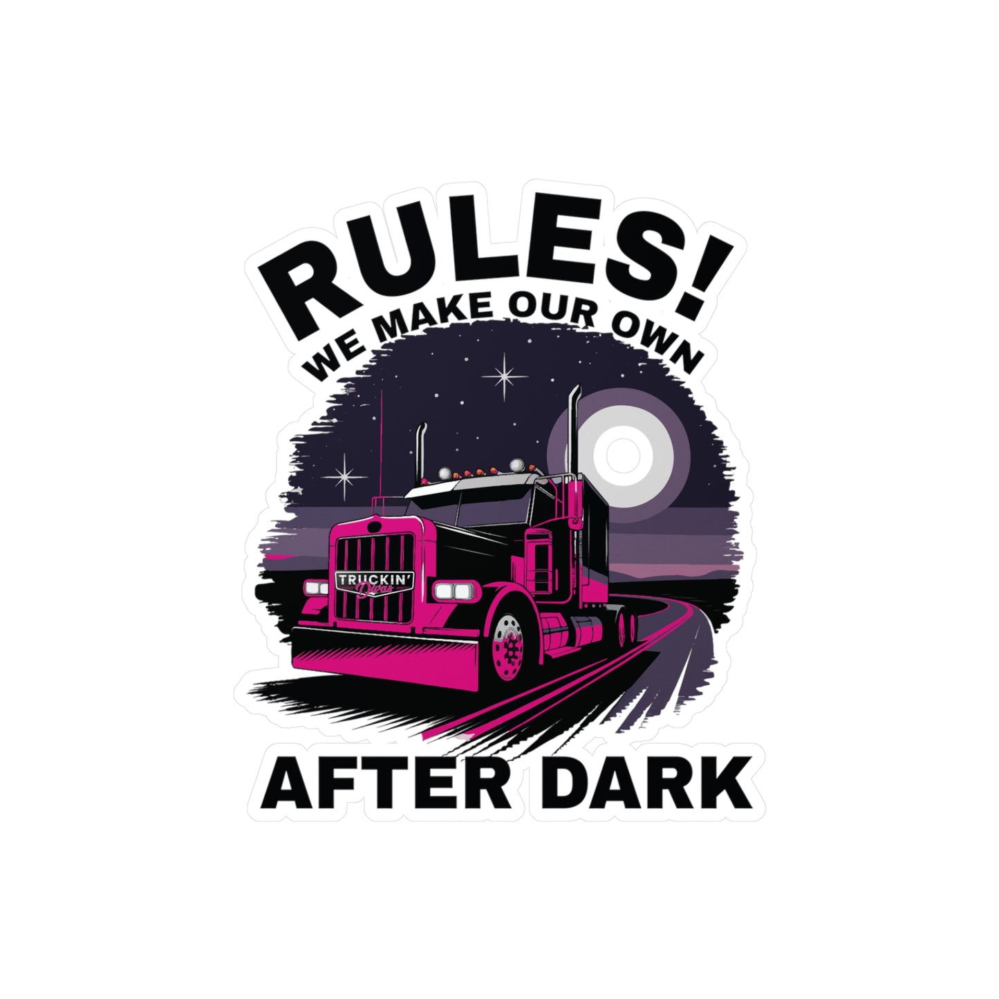 Rules Vinyl Decal