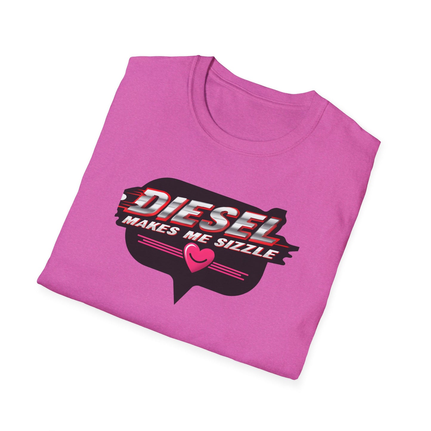 Diesel Makes Me Sizzle Unisex Softstyle T-Shirt - Cool Casual Wear for Diesel Lovers