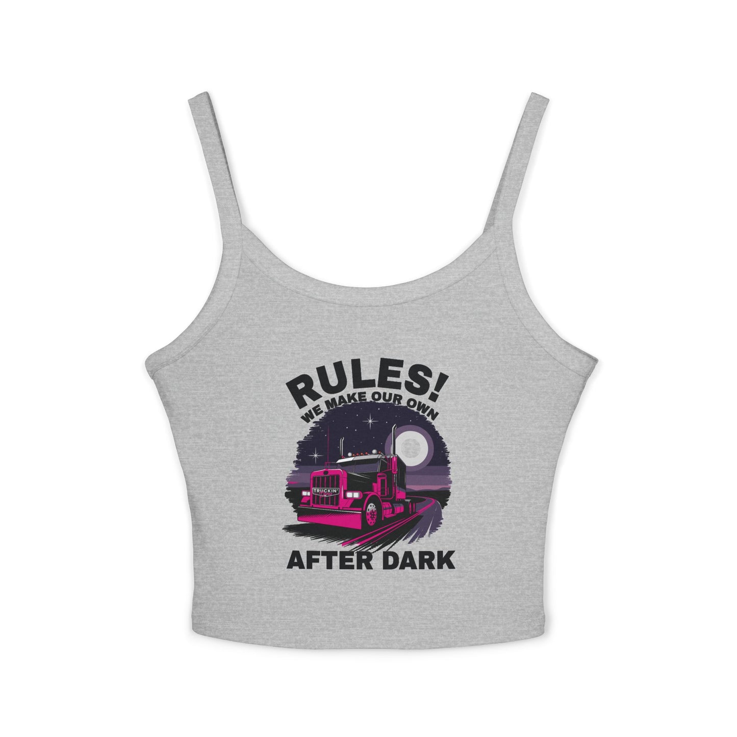 Retro Truck Rules Spaghetti Strap Tank Top for Women