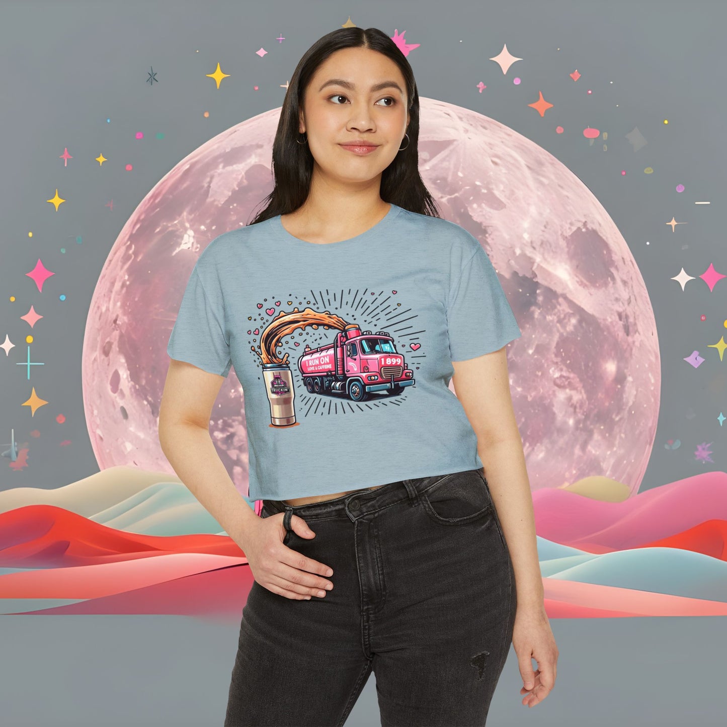 Fun On Festival Crop Top - Women's Summer Music Tee