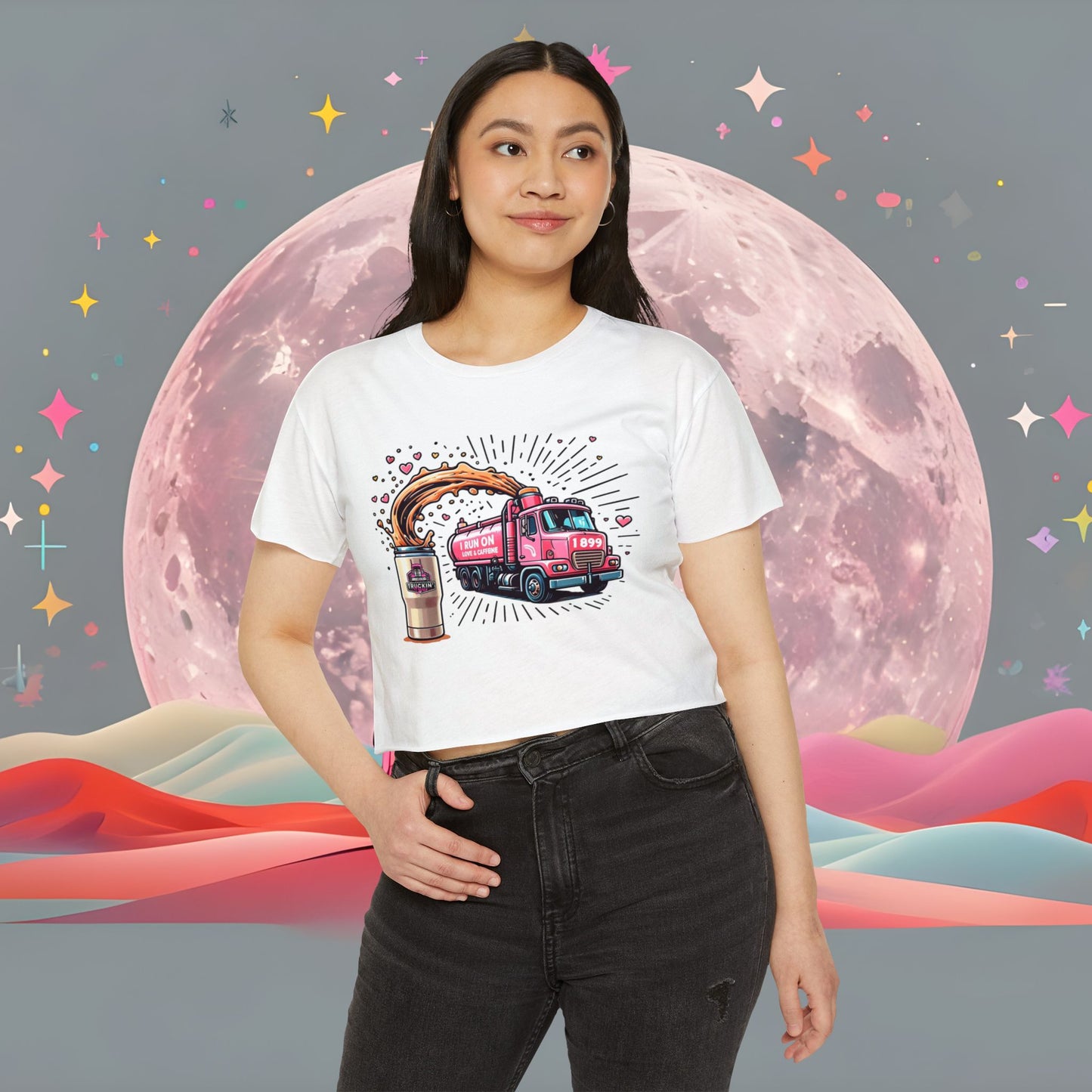 Fun On Festival Crop Top - Women's Summer Music Tee