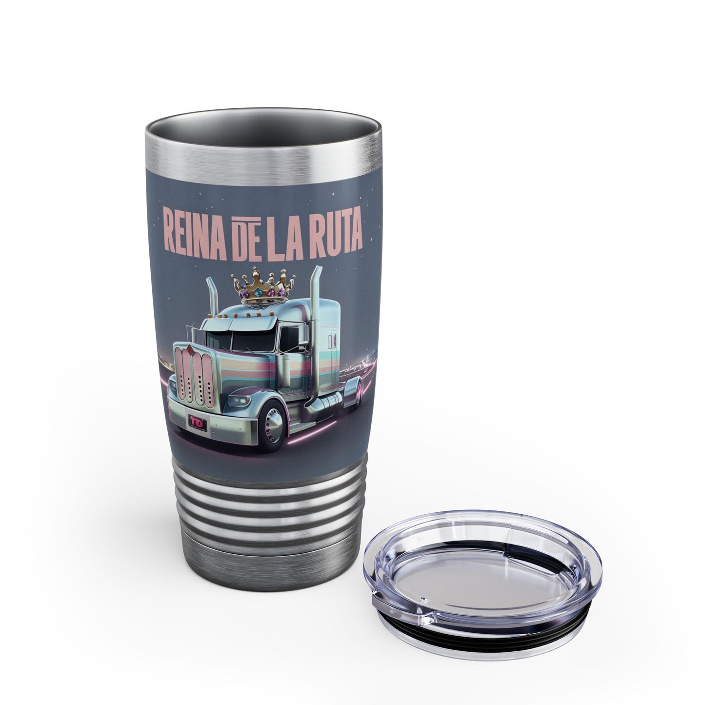 Queen of the Road 20oz Tumbler - Stylish Travel Mug for Truck Lovers
