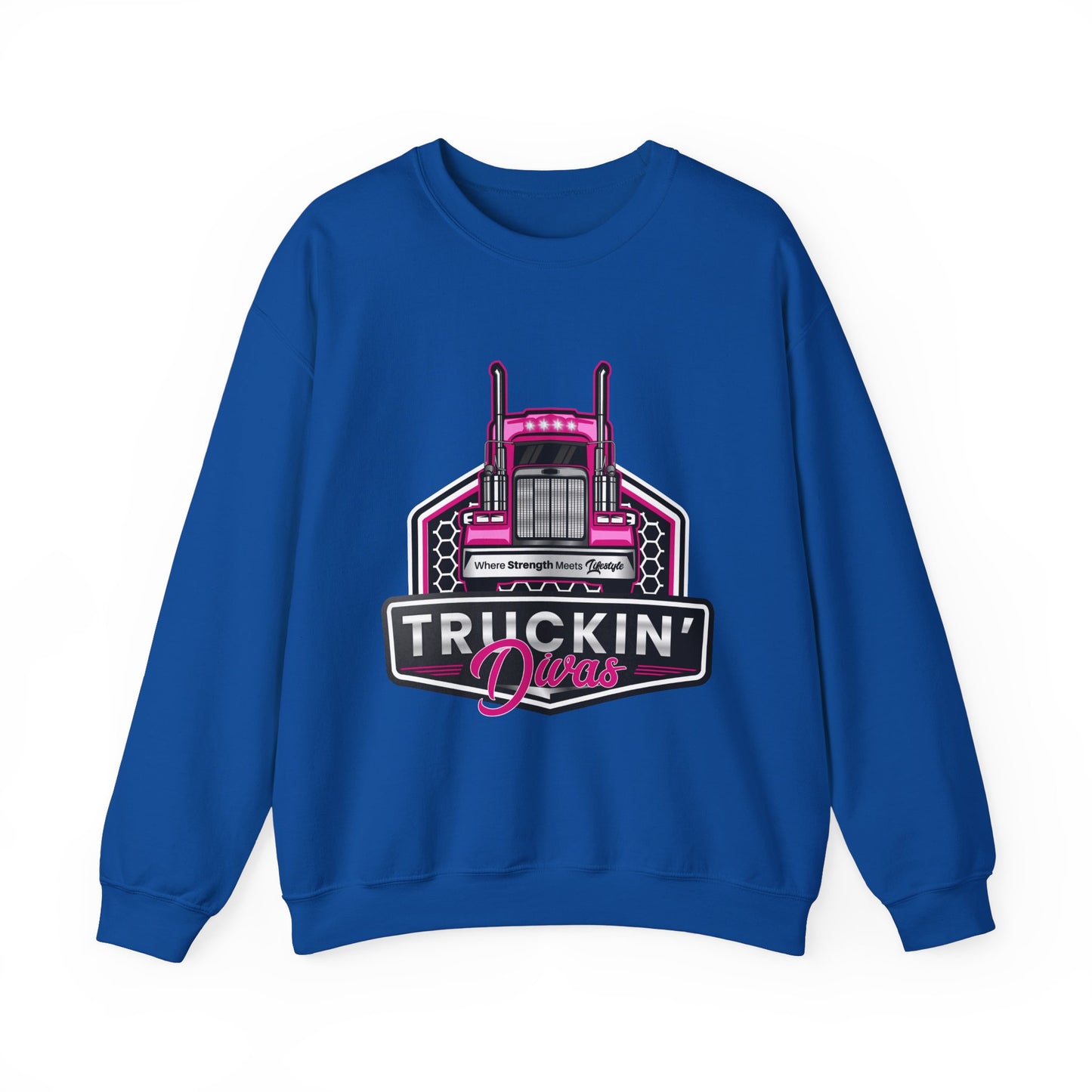 Signature Truckin' Divas Unisex Heavy Blend™ Crewneck Sweatshirt