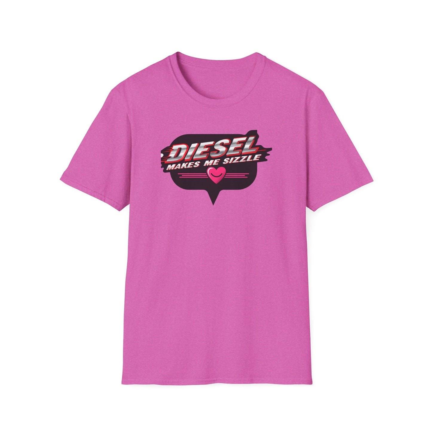 Diesel Makes Me Sizzle Unisex Softstyle T-Shirt - Cool Casual Wear for Diesel Lovers