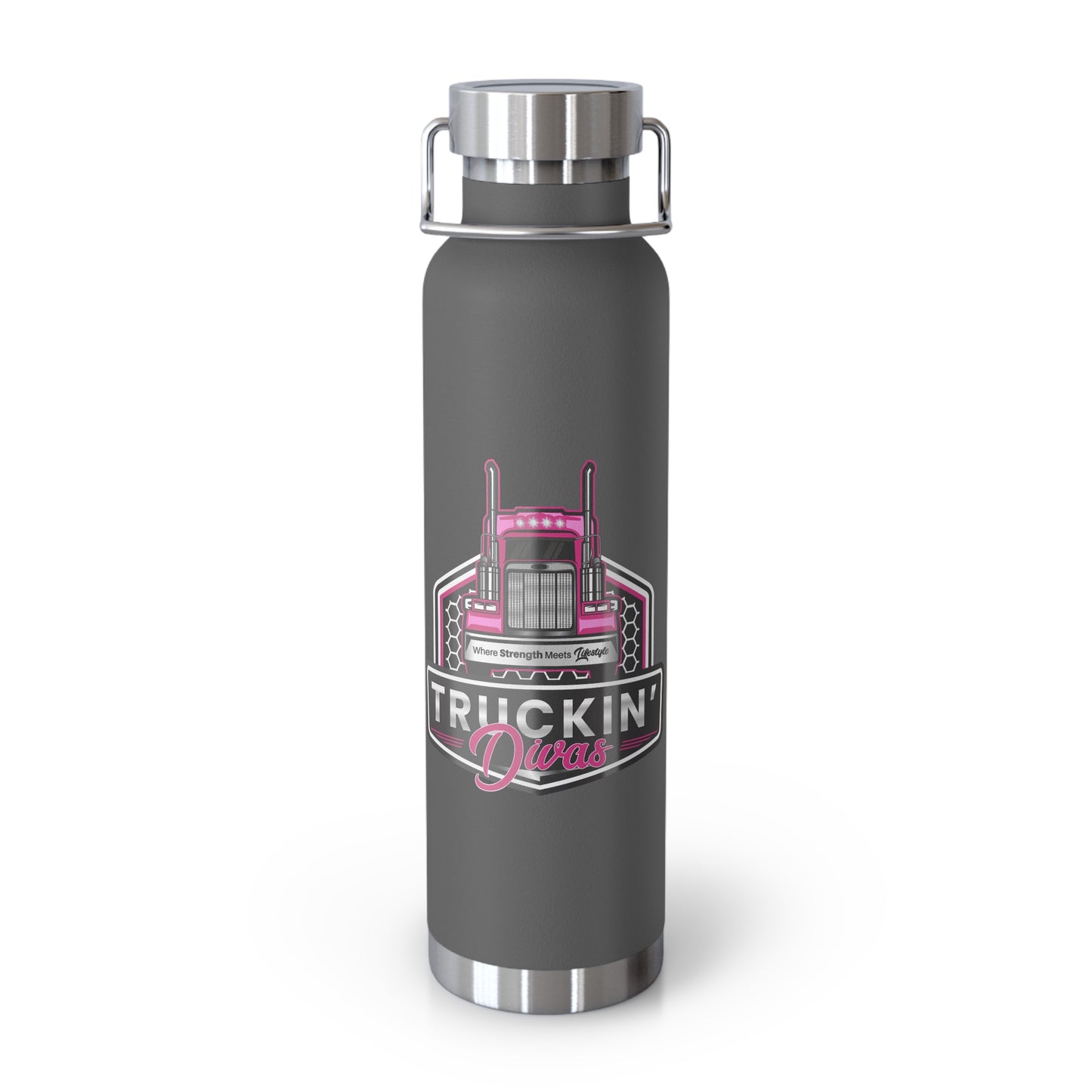 Signature Truckin' Divas Copper Vacuum Insulated Bottle, 22oz