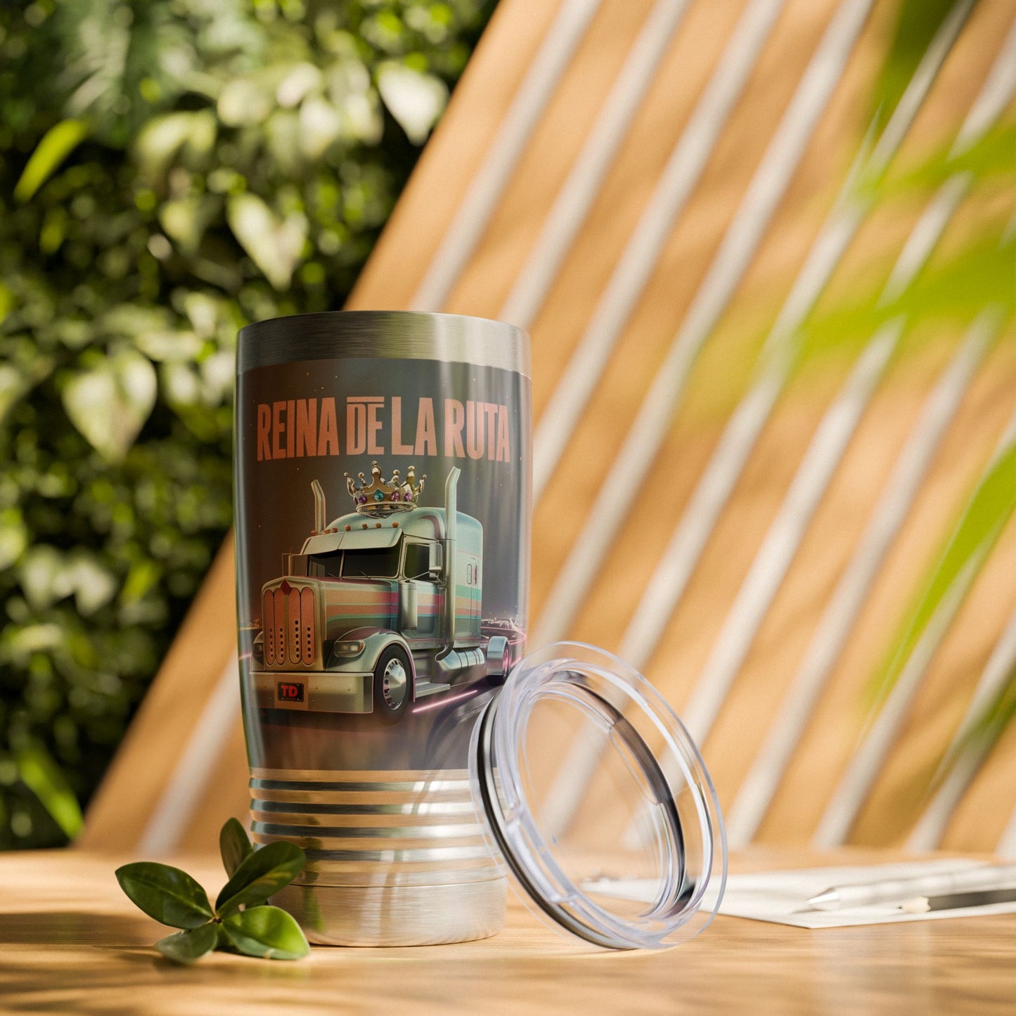 Queen of the Road 20oz Tumbler - Stylish Travel Mug for Truck Lovers