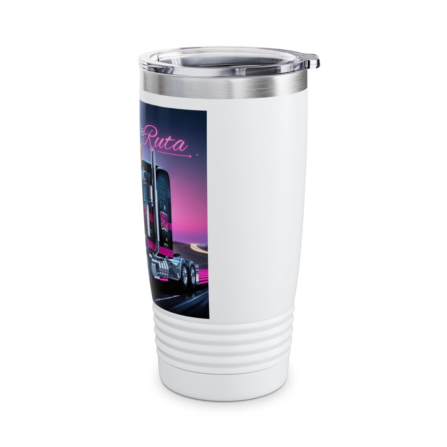 Reina de la Ruta Trucking Tumbler | 20oz Insulated Cup for Drivers