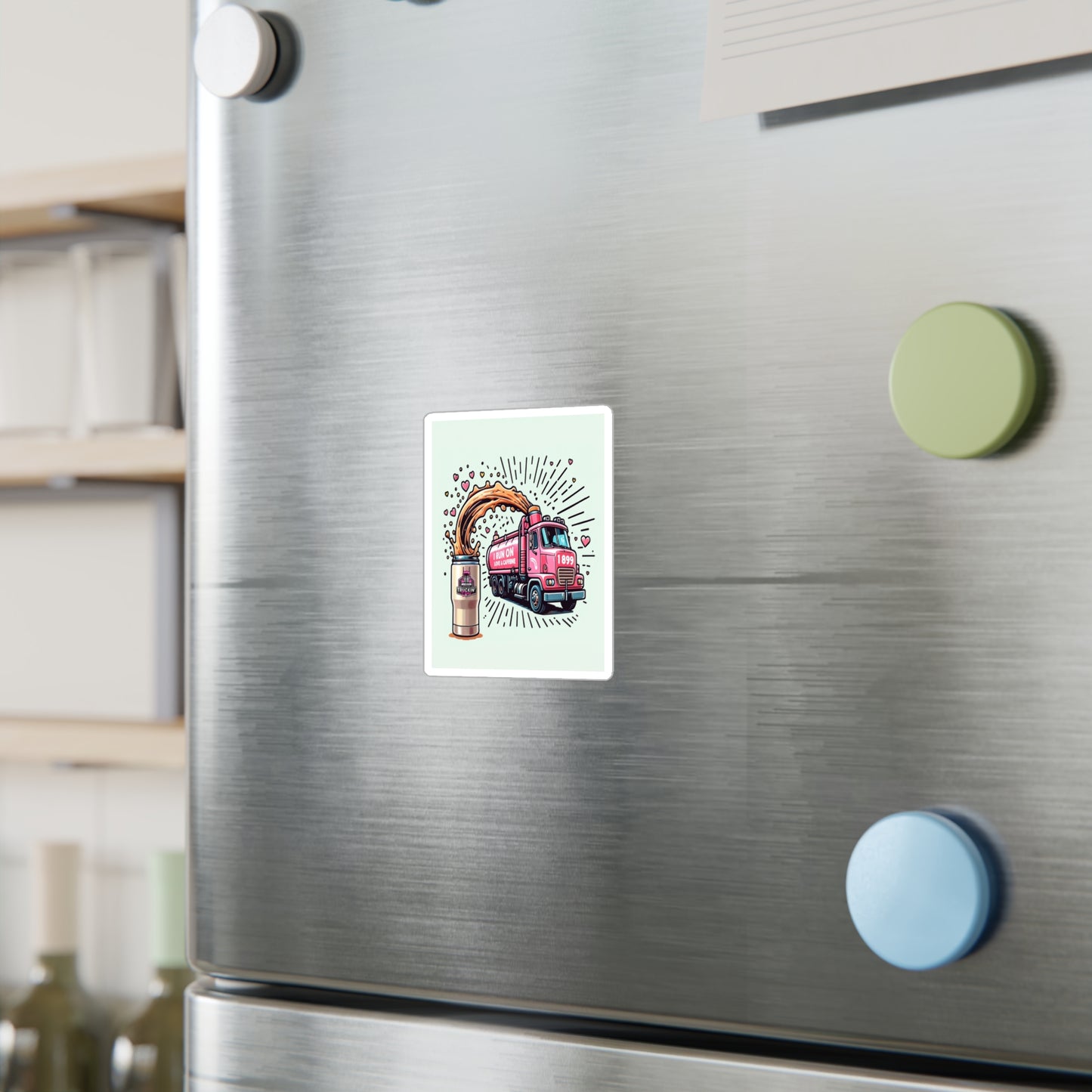 Funny Coffee Truck Vinyl Decals - Perfect for Coffee Lovers & Truck Enthusiasts