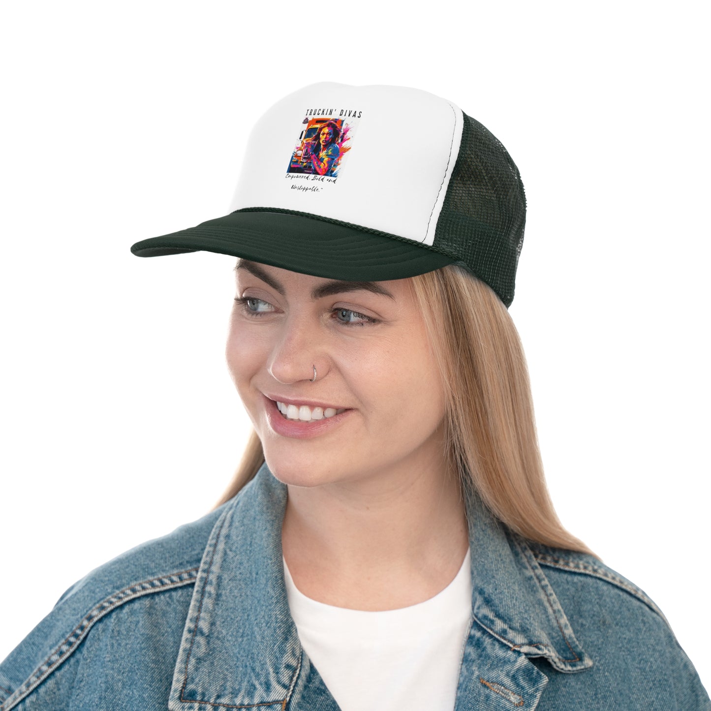 Empowered Bold and Unstoppable Trucker Caps