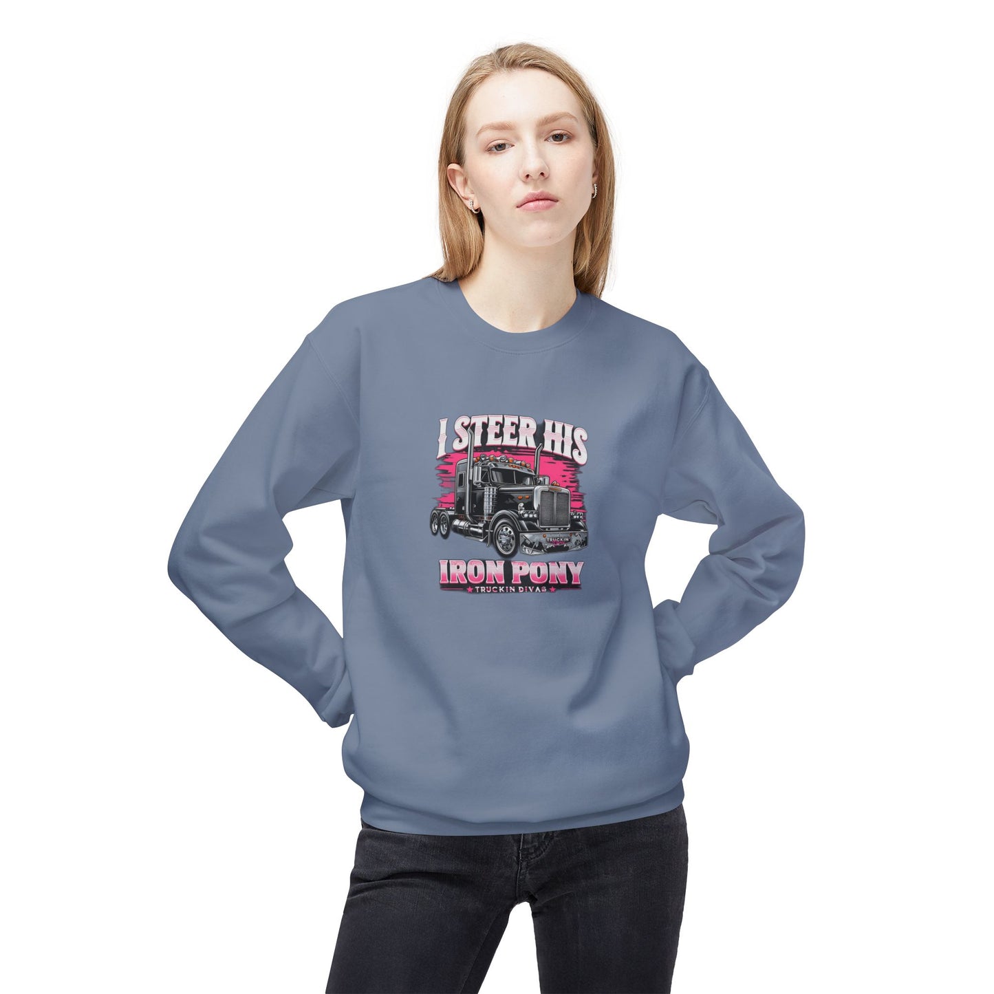 #IronPony Midweight Softstyle Fleece Crewneck Sweatshirt