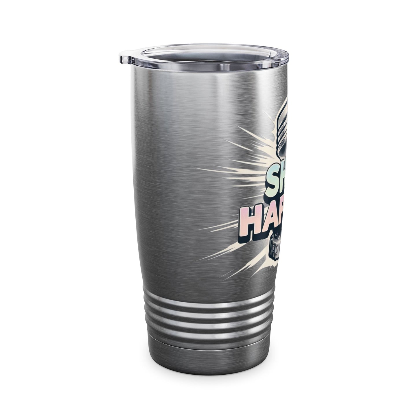 Shift Happens 20oz Ringneck Tumbler - Motivational Travel Mug for Everyday Use