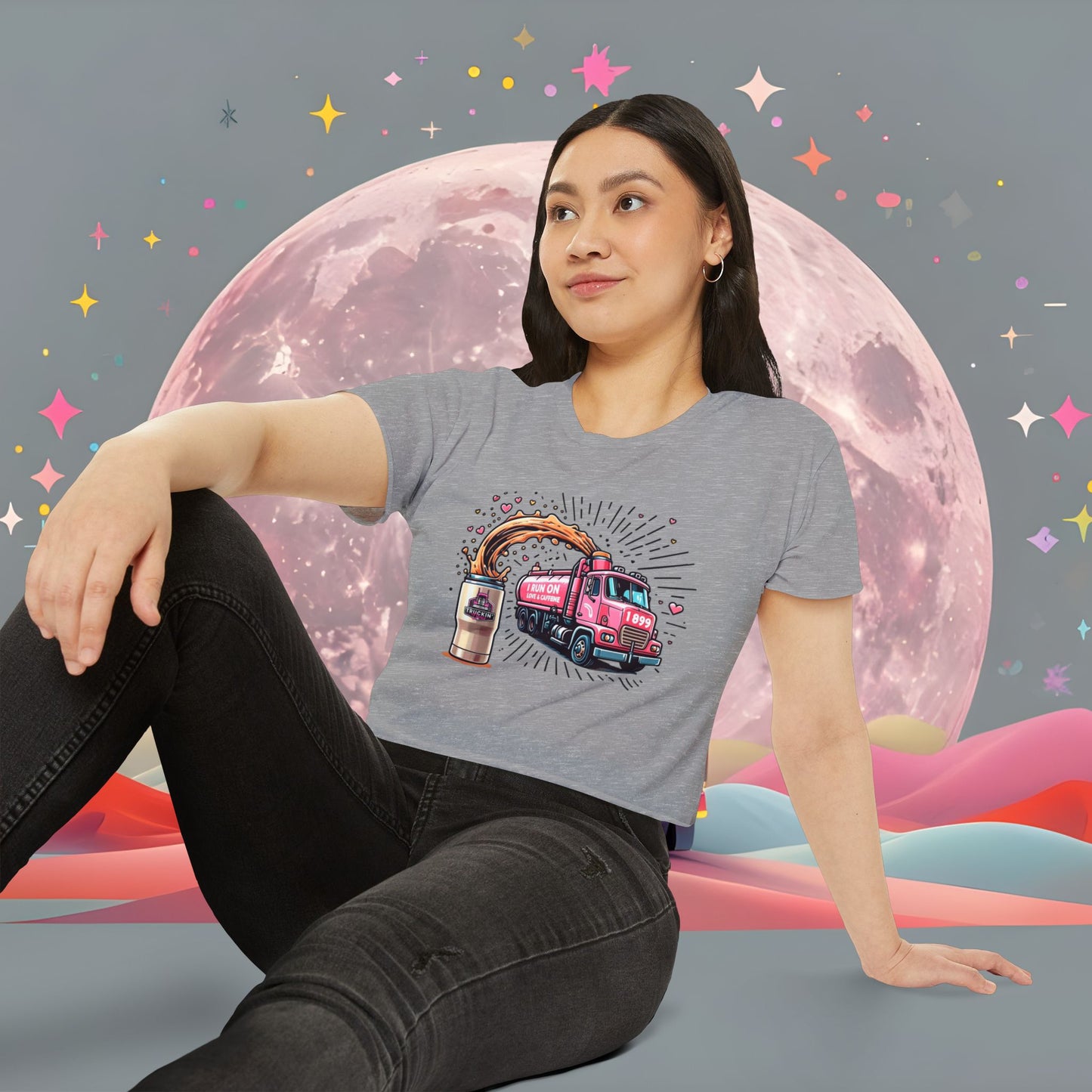 Fun On Festival Crop Top - Women's Summer Music Tee