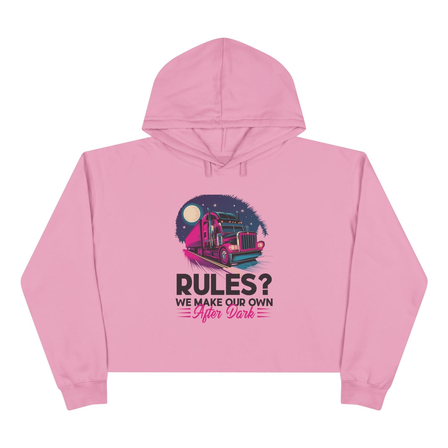 Rules? Crop Hoodie