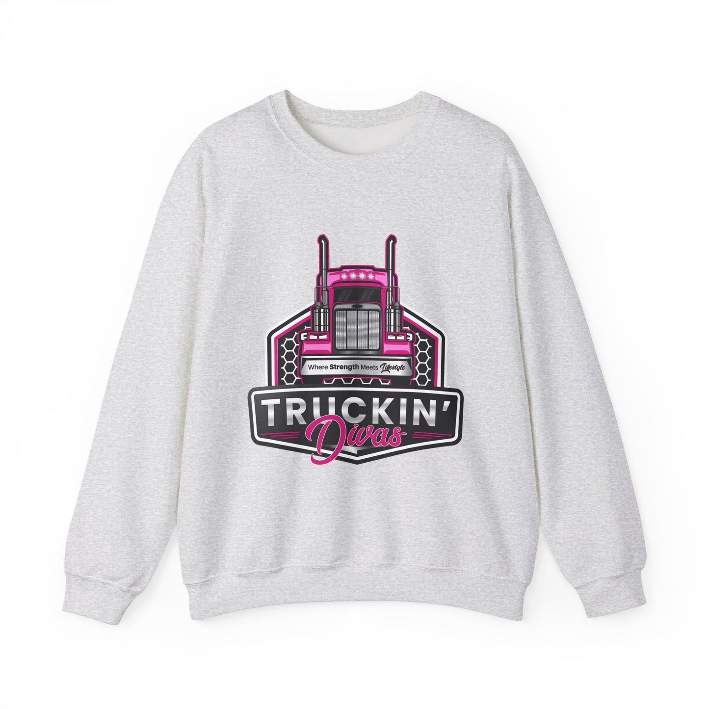 Signature Truckin' Divas Unisex Heavy Blend™ Crewneck Sweatshirt